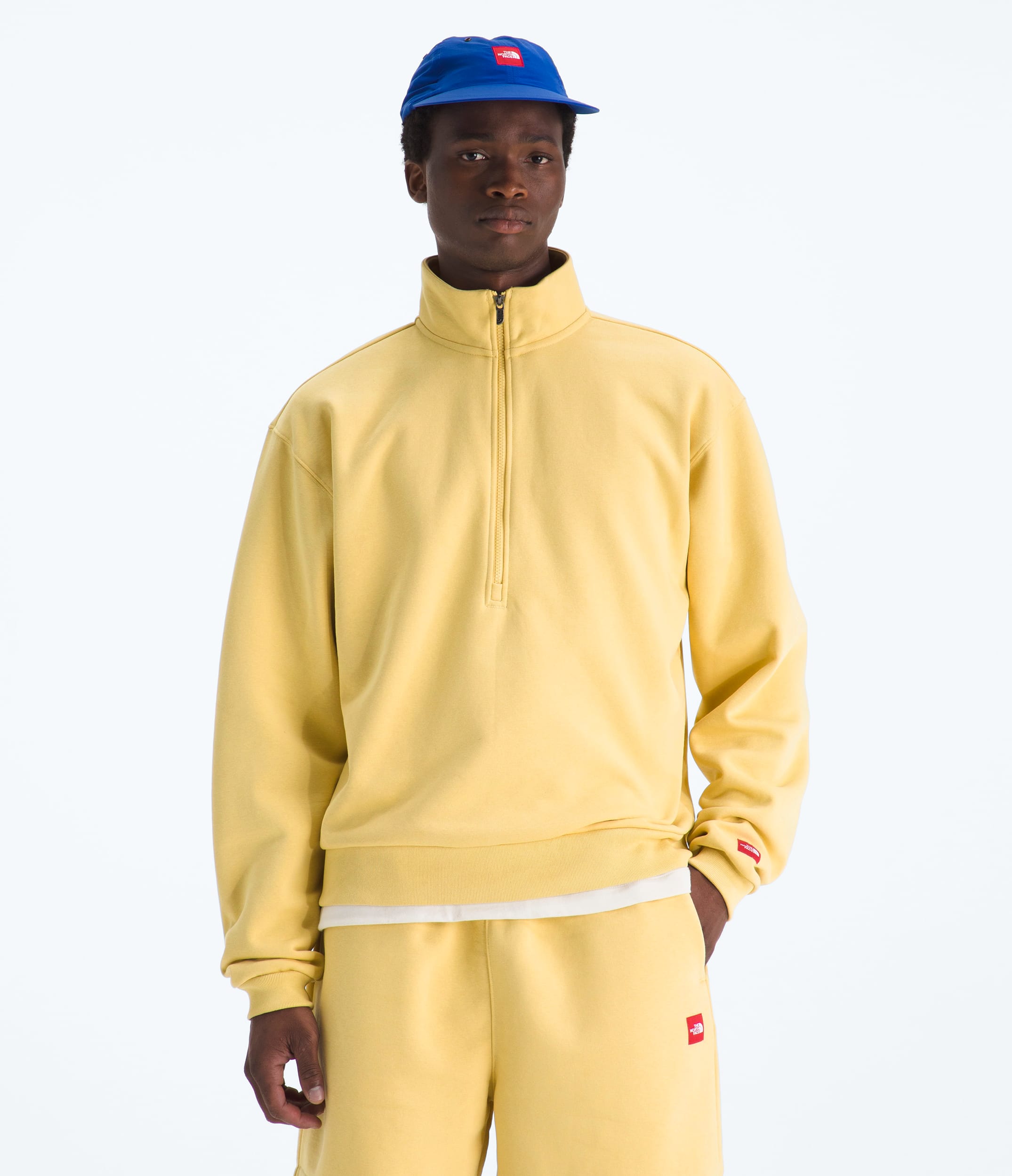 Chandail TNF Red Box  demiglissire pour hommes TNF HERO