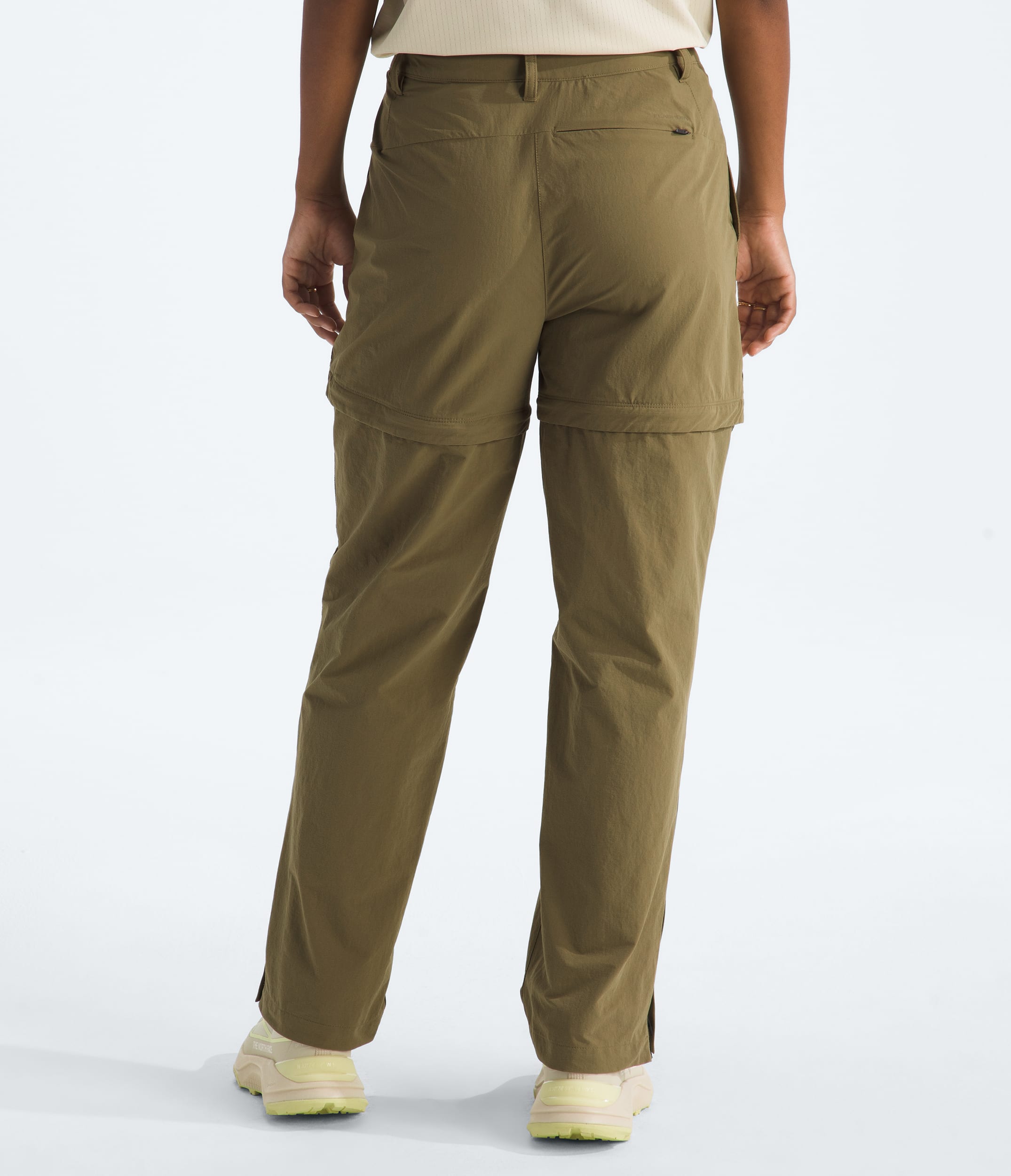Womens Basin Convertible Pants TNF BACK
