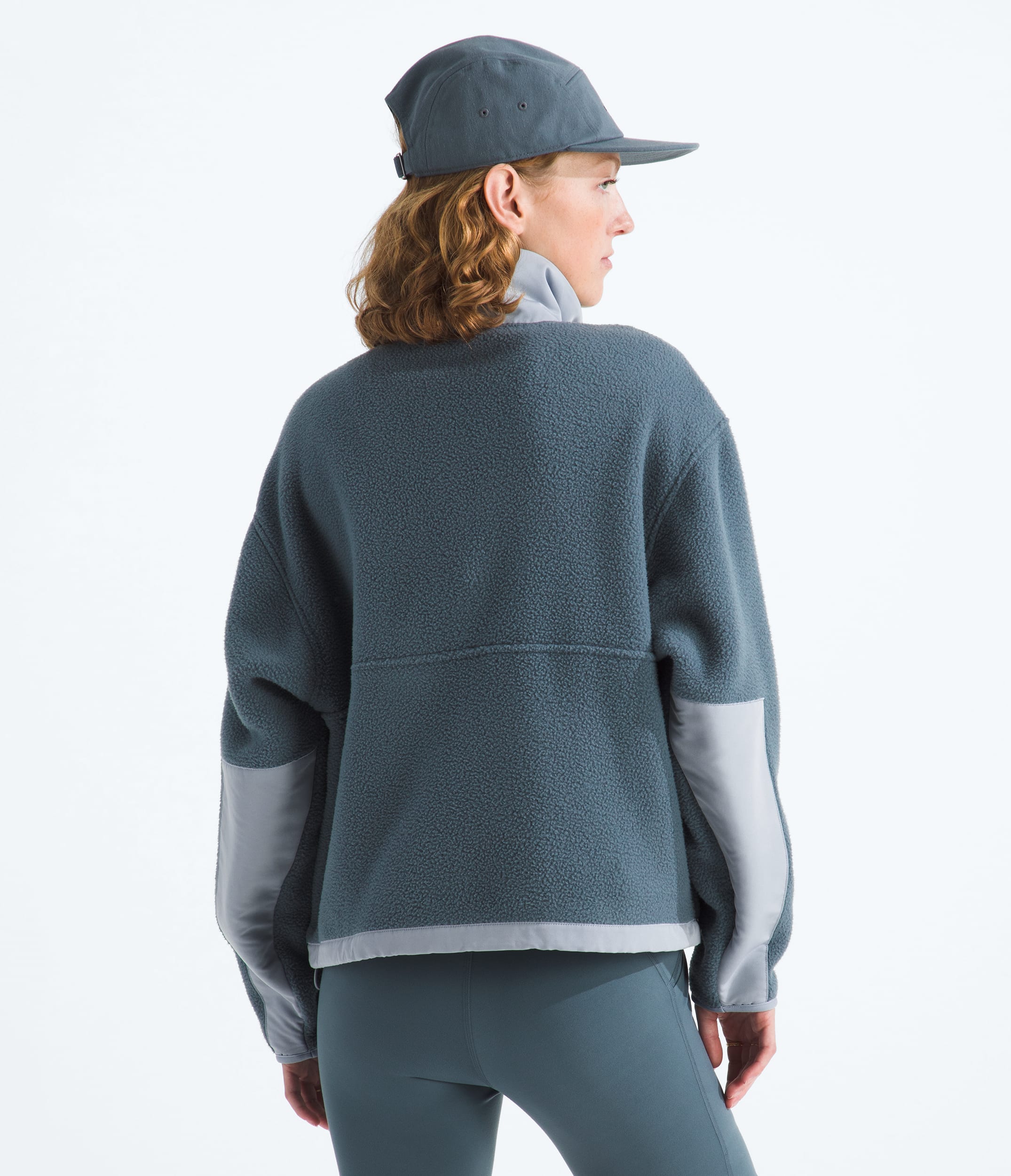 Womens Yumiori Off Peak FullZip Jacket TNF Granite GreyFrost Grey BACK