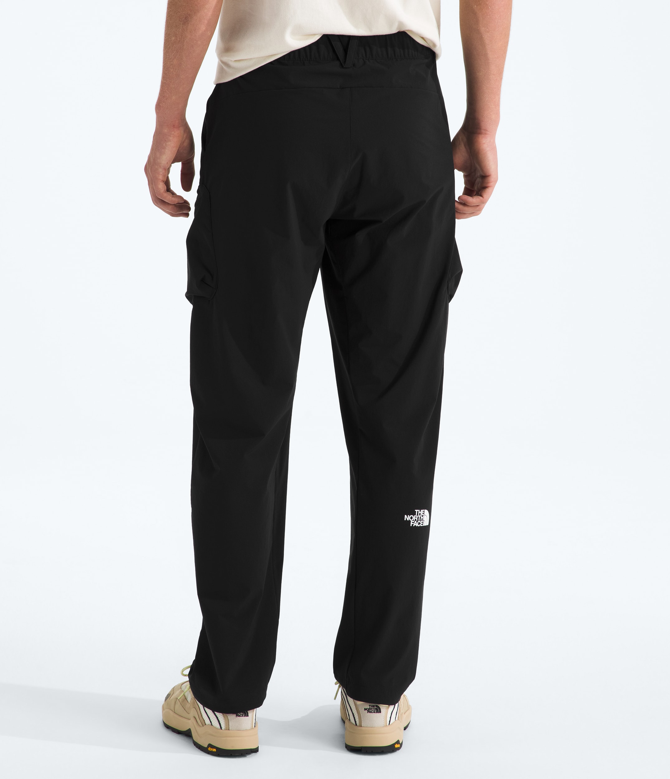 Mens Packable Loose Pants TNF BACK