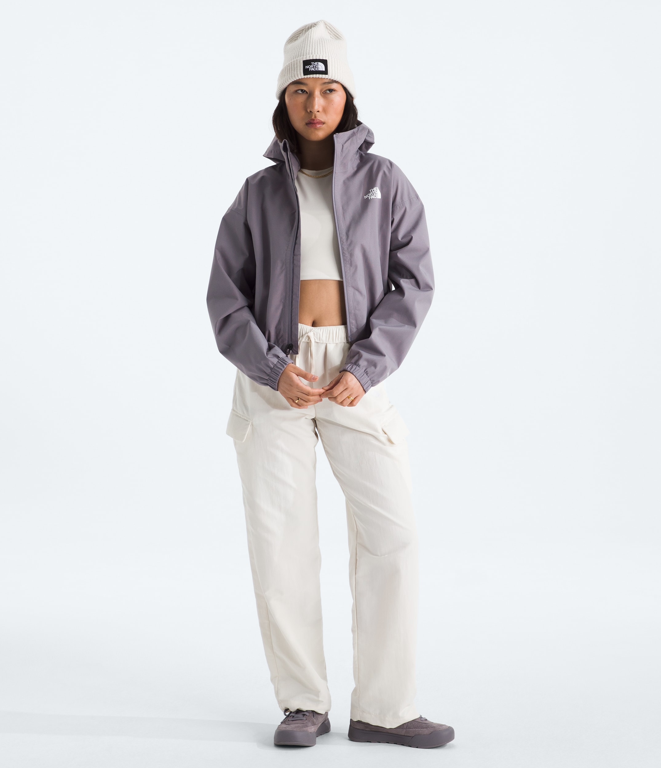 Womens Quest Cropped Jacket TNF HERO2