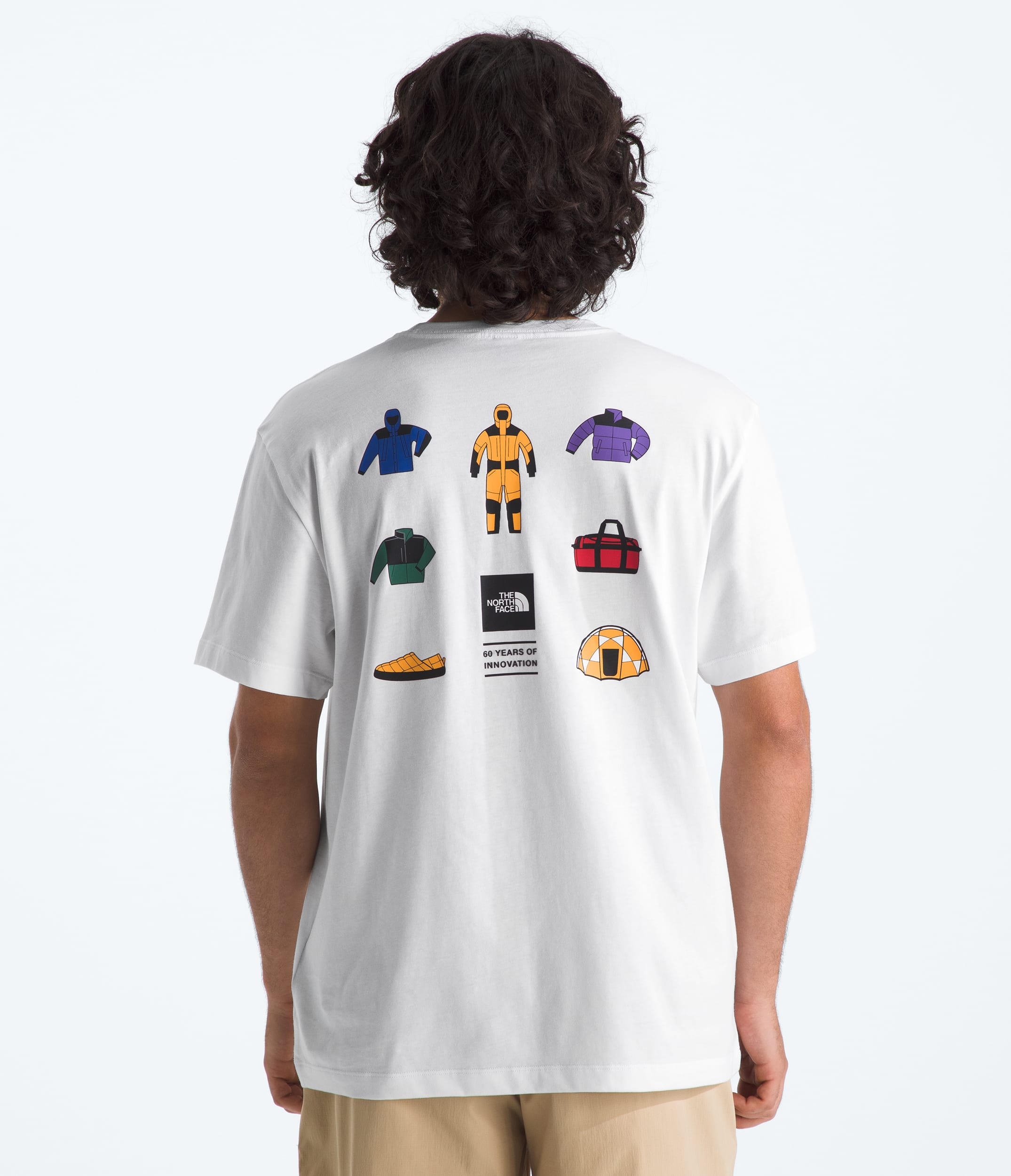 Mens Icon Celebration Regular ShortSleeve TeeGraphic TNF Main