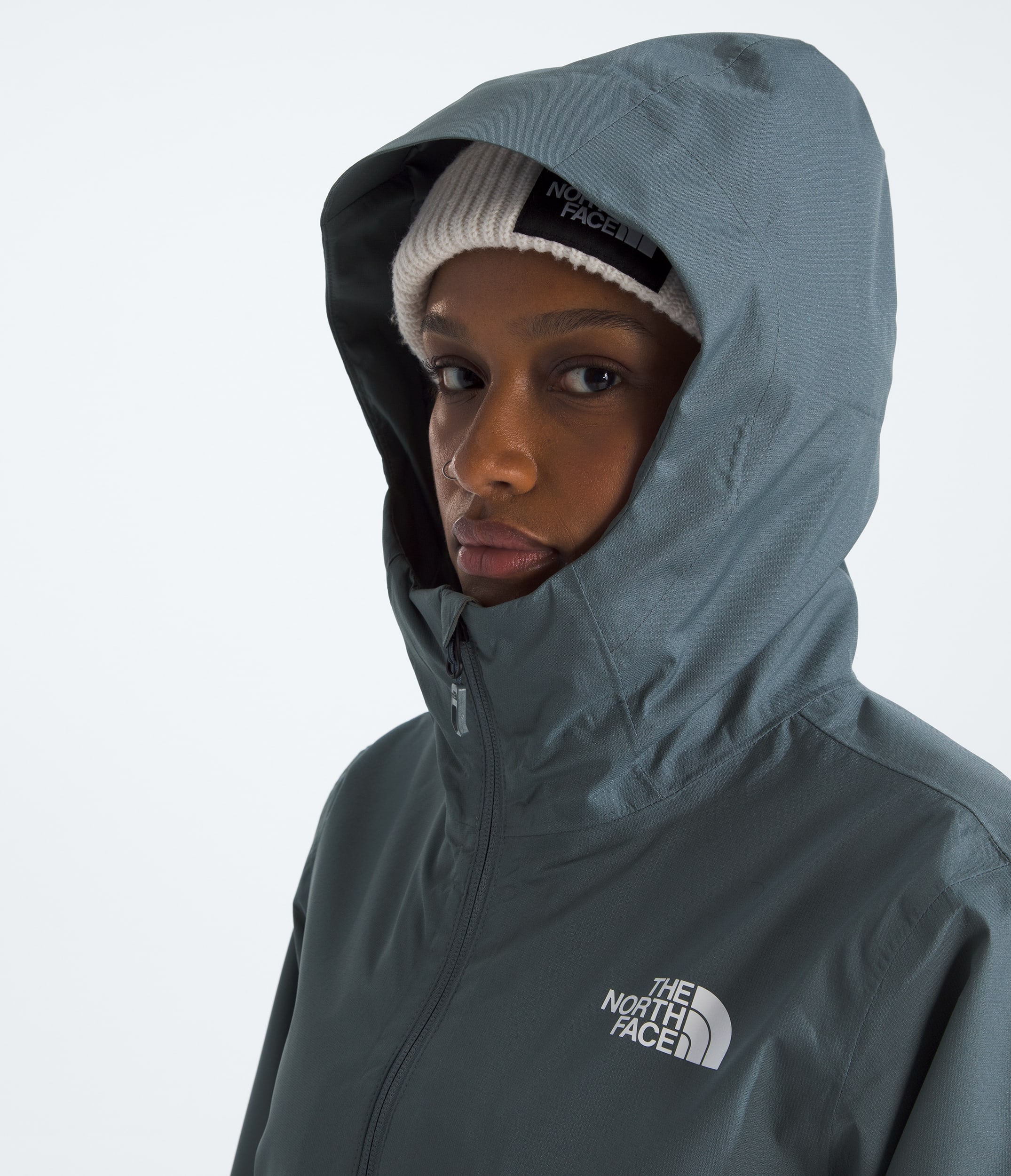 Womens Quest Waterproof Triclimate TNF MODELHOOD2
