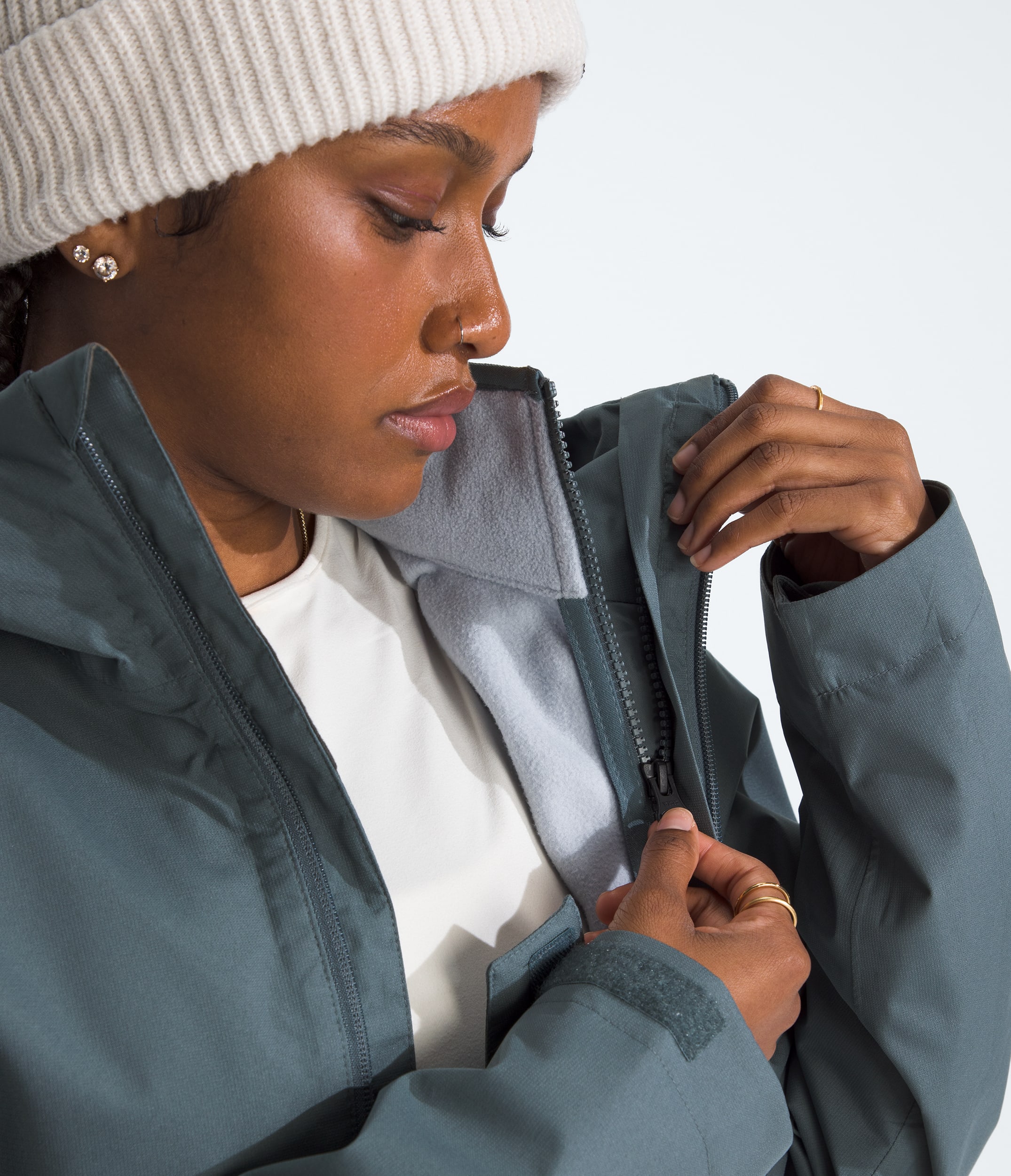 Womens Quest Waterproof Triclimate TNF MODELCLOSE3