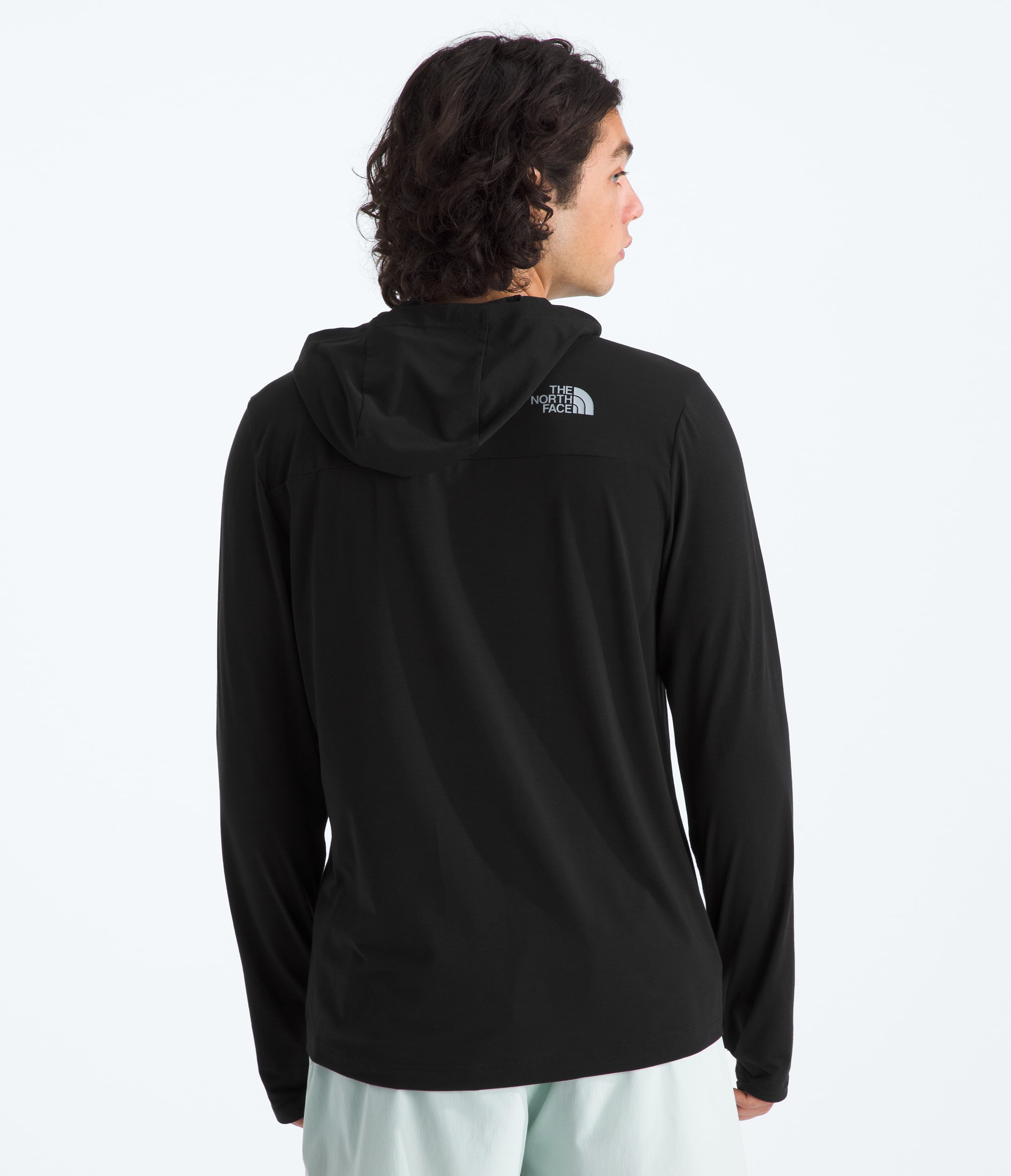 Mens Adventure Sunrise Hike Hoodie TNF BACK