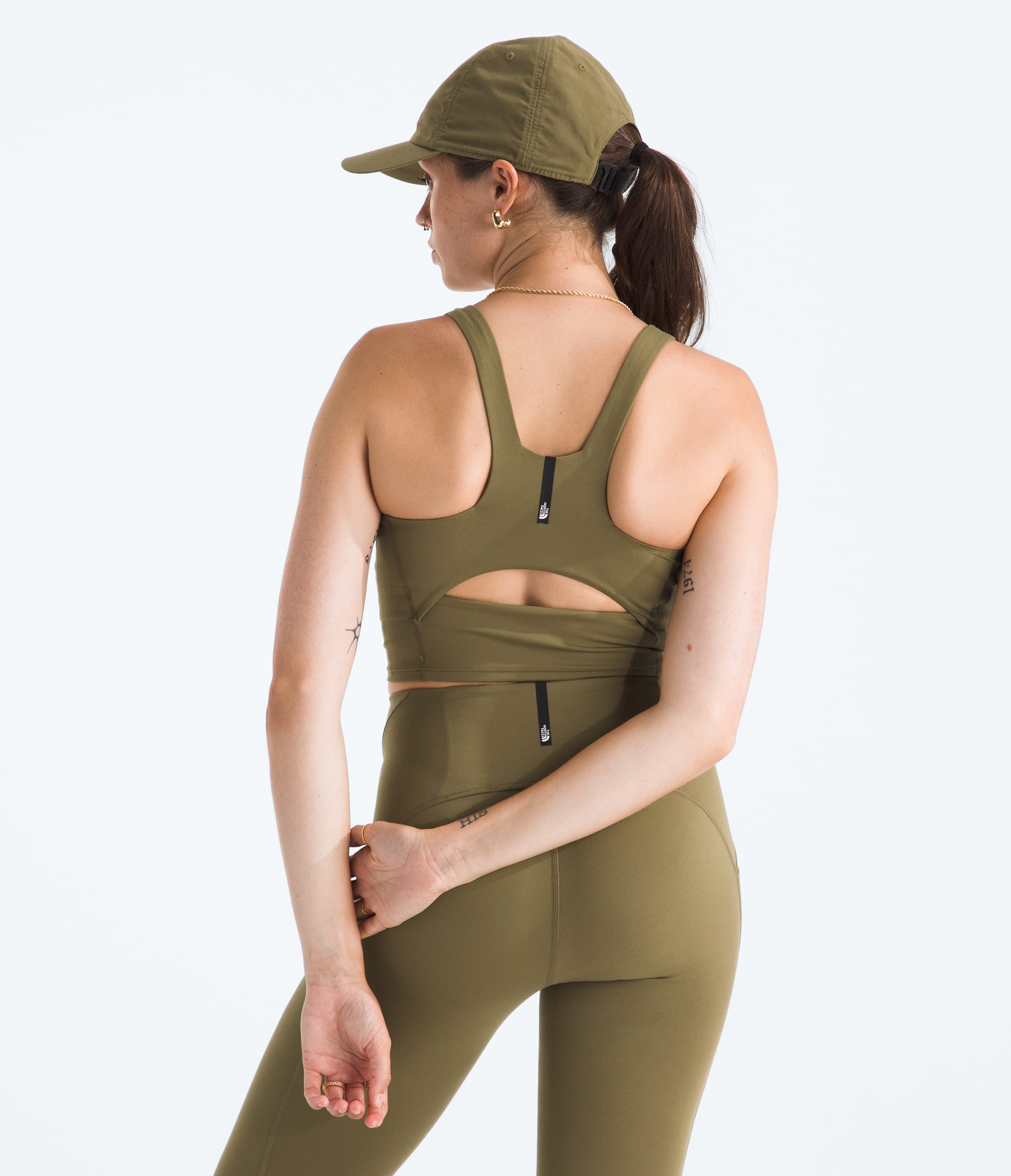 Soutiengorge long Jaida pour femmes TNF BACK