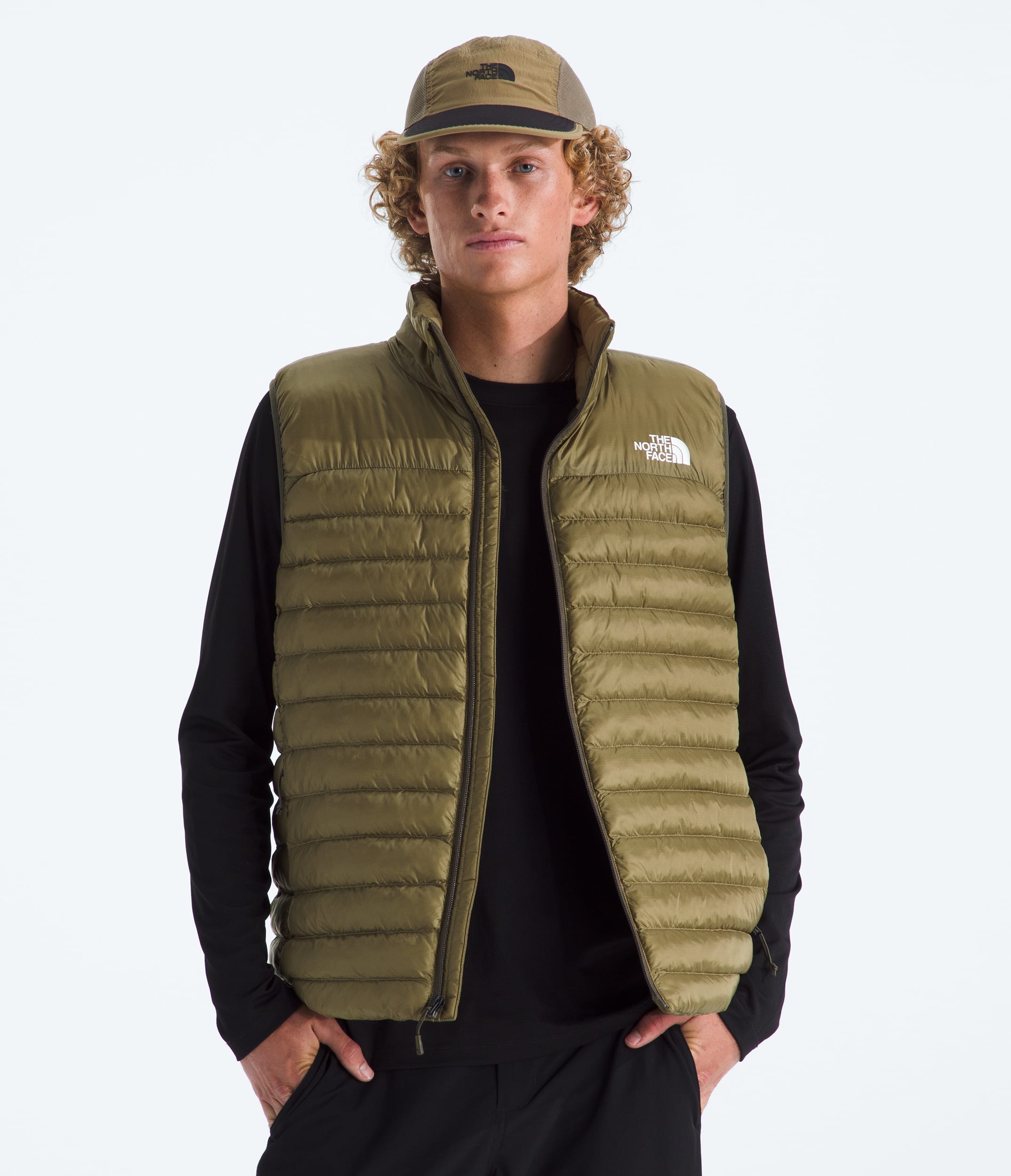 Mens Terra Peak Vest TNF Cedar Main