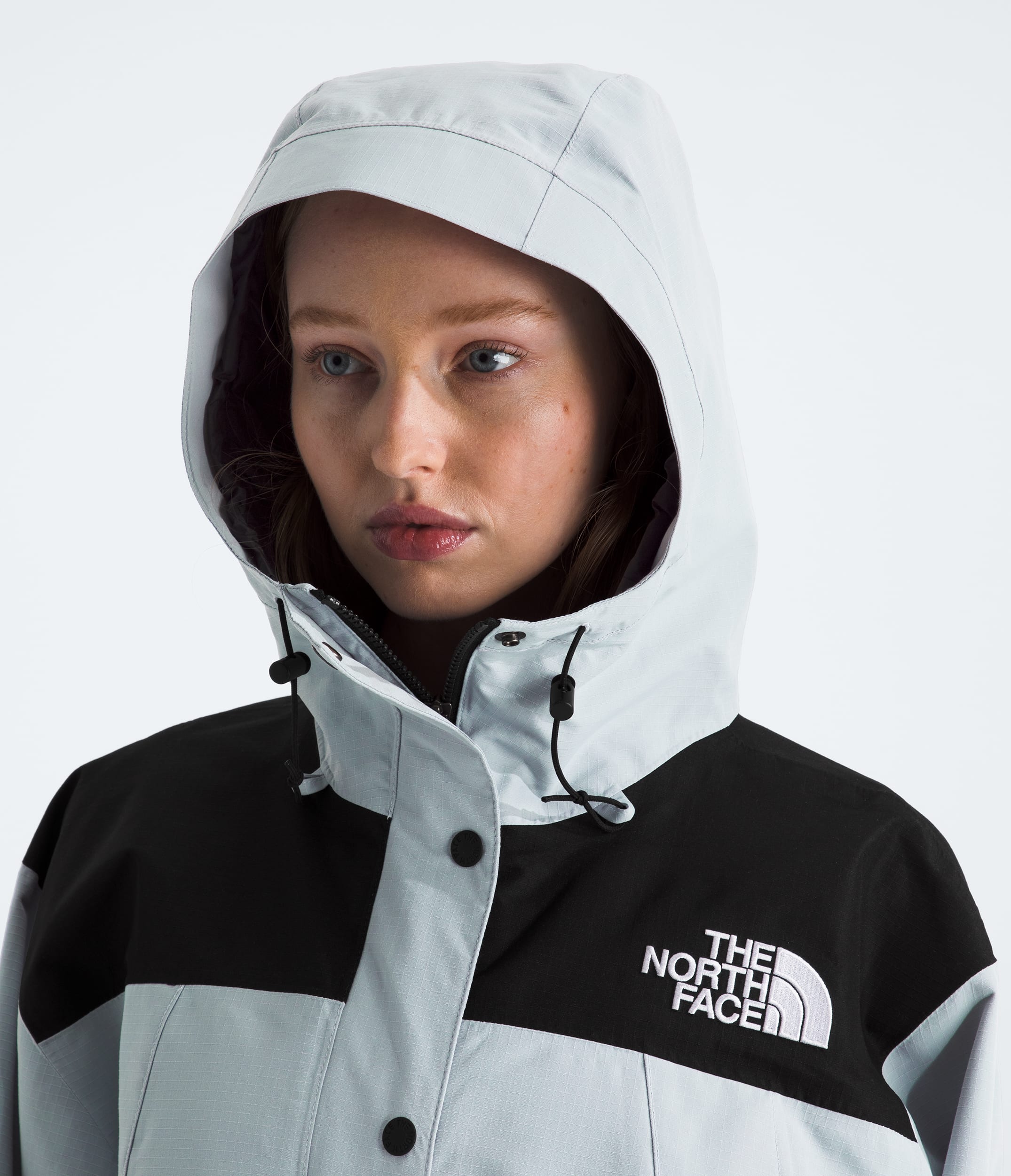 Womens DRYVENT Mono Mountain Jacket TNF MODELHOOD2