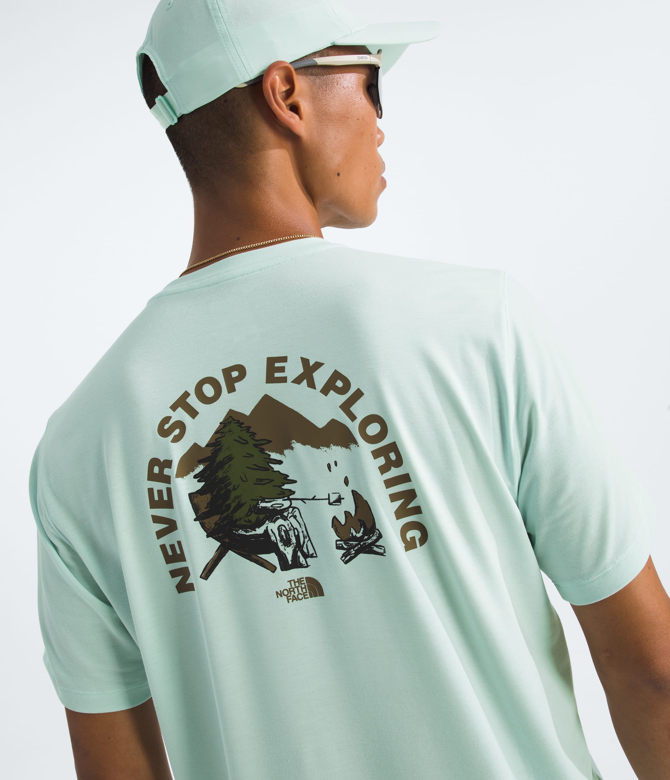 Tshirt  manches courtes Adventure Campfire pour hommes TNF HERO2