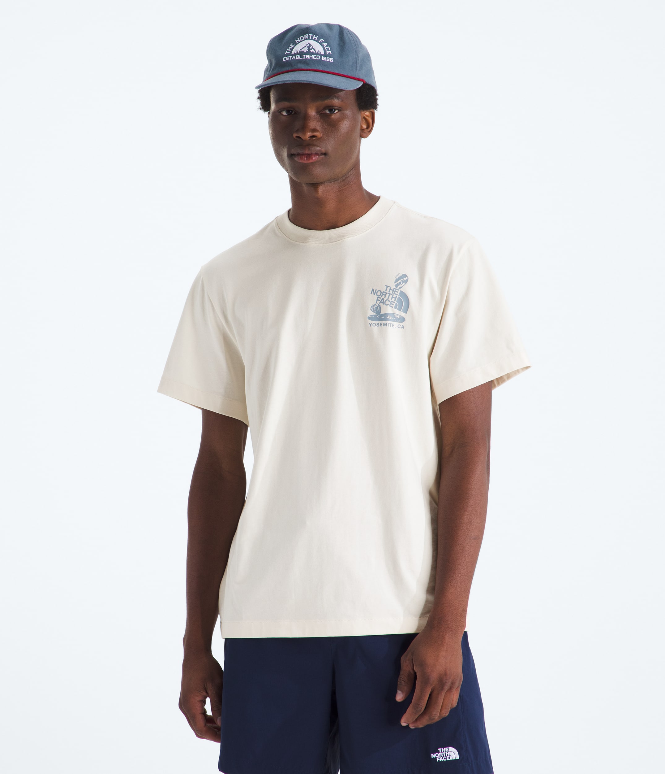 Tshirt  manches courtes dcontract imprim Stones pour hommes TNF HERO