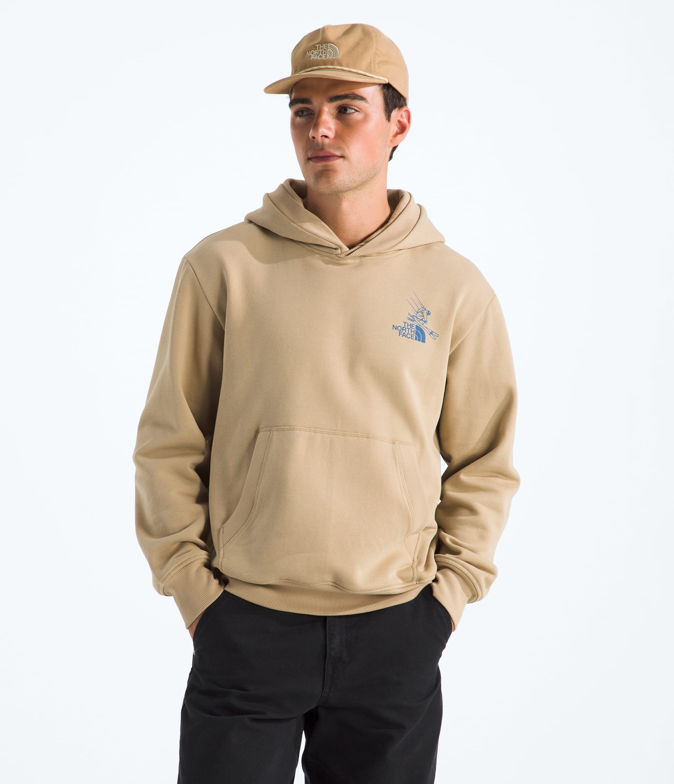 Unisex Mountain Celebration Relaxed HoodieGraphic TNF BACK