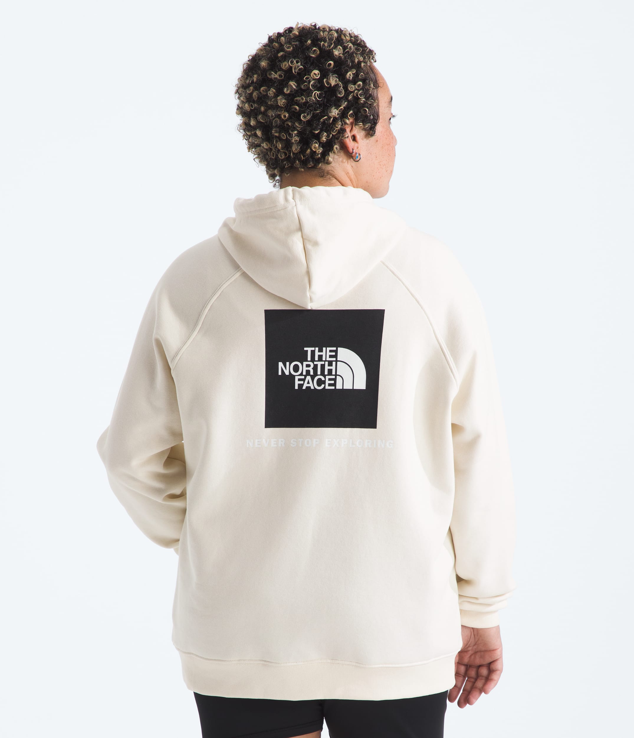 Womens Plus Evolution Box NSE Regular Hoodie TNF Main