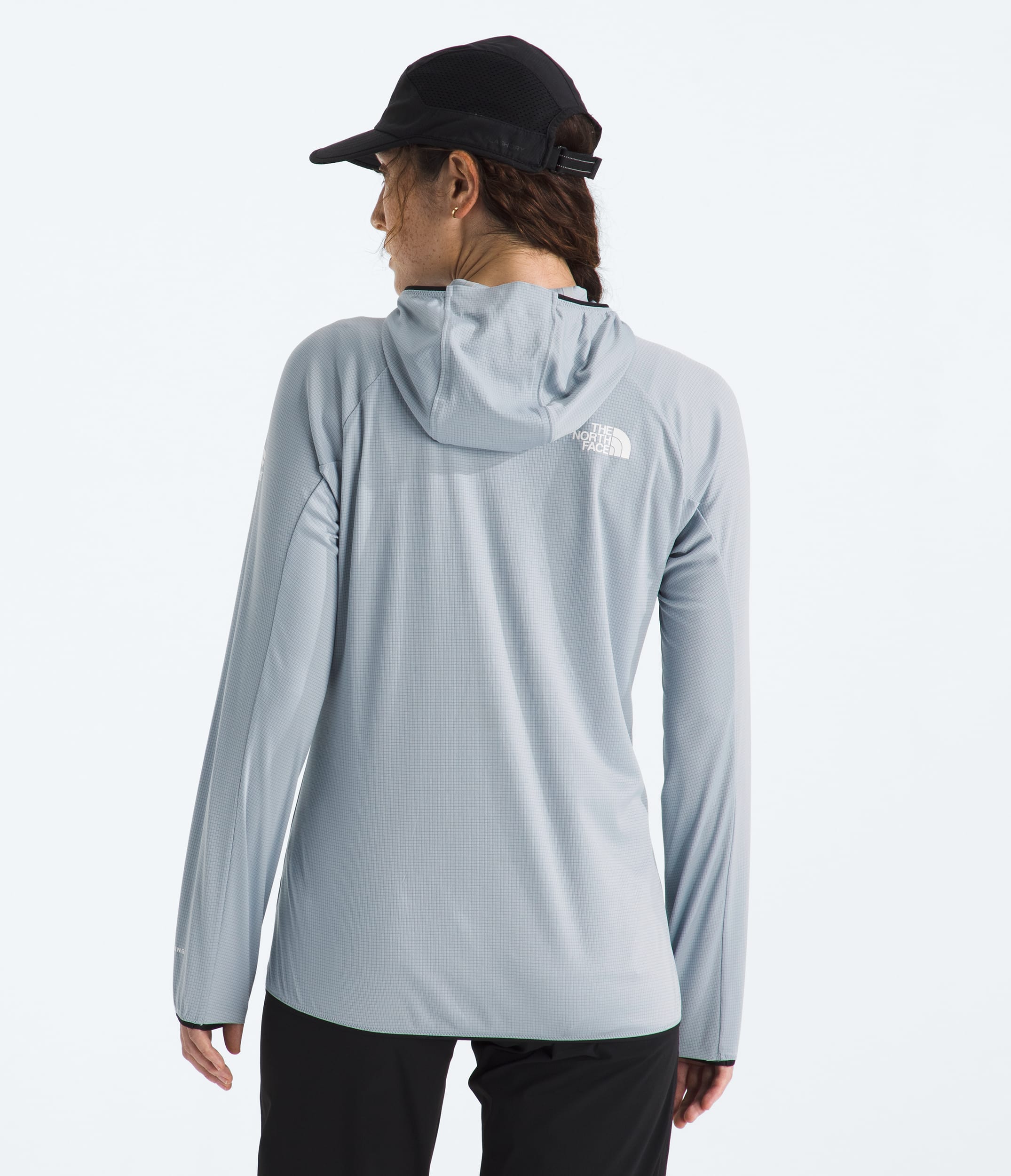 Womens Summit Series Direct Sun Hoodie TNF BACK