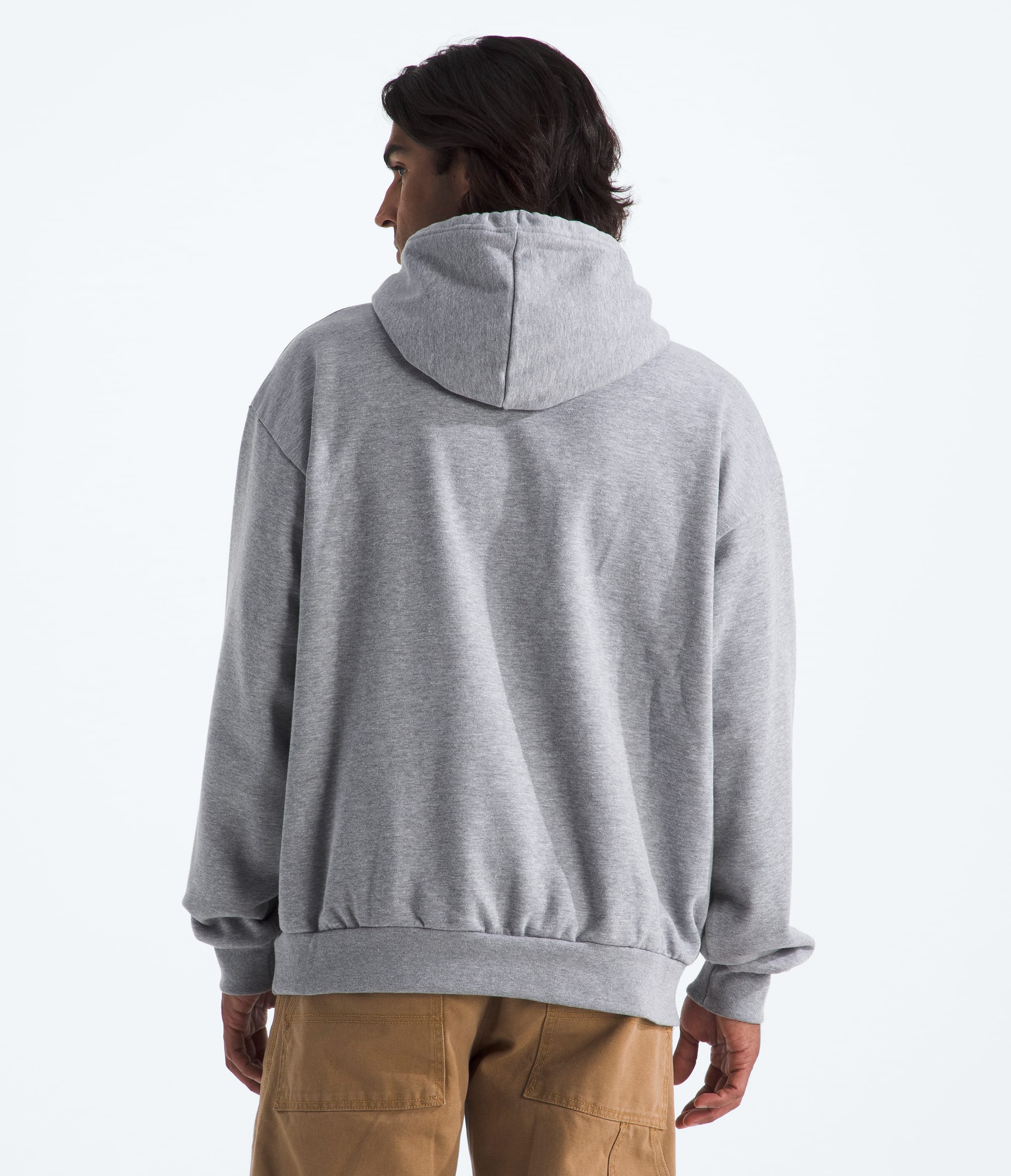 Mens Evolution Simple Dome Oversize Hoodie TNF BACK