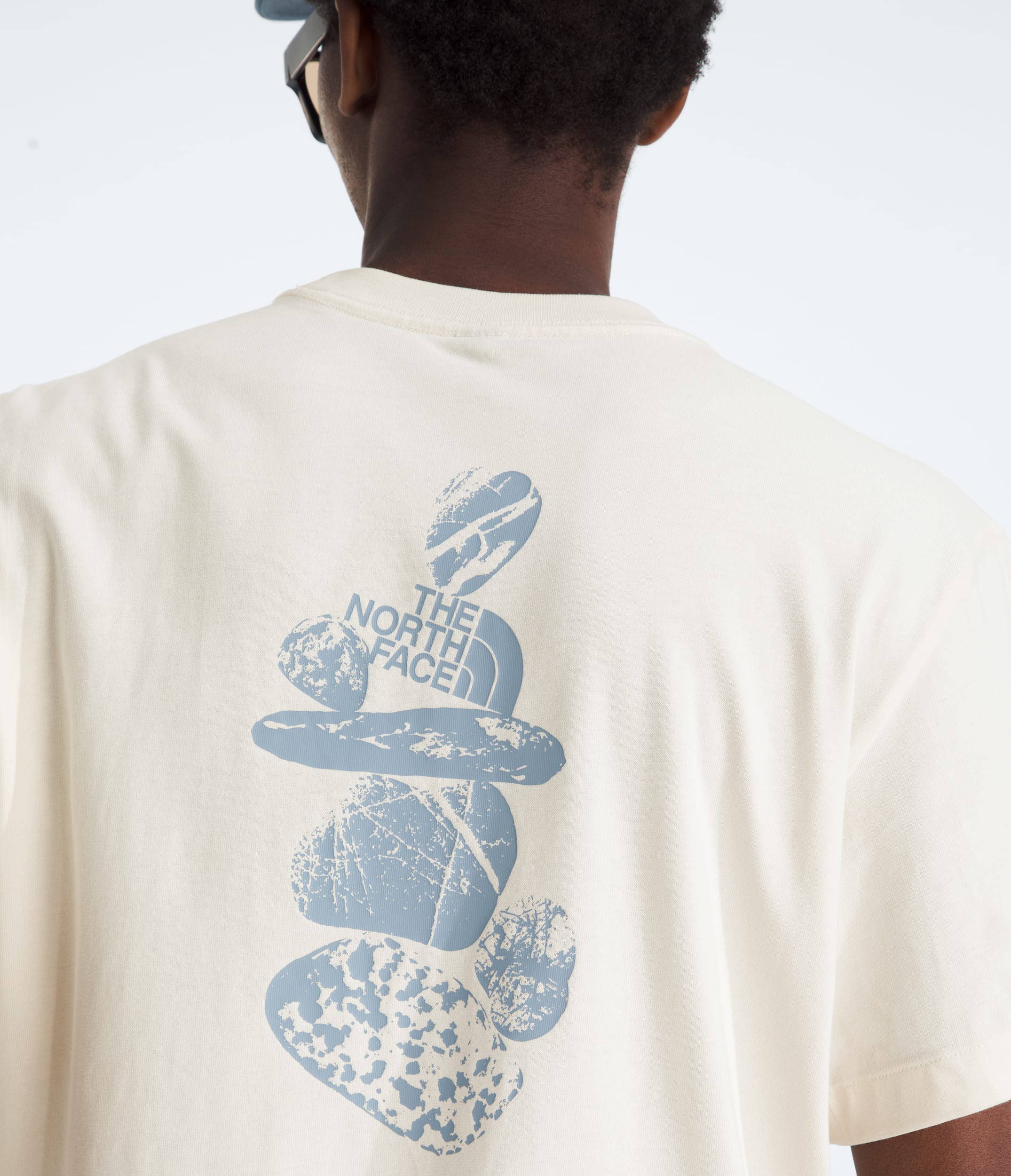 Tshirt  manches courtes dcontract imprim Stones pour hommes TNF HERO2