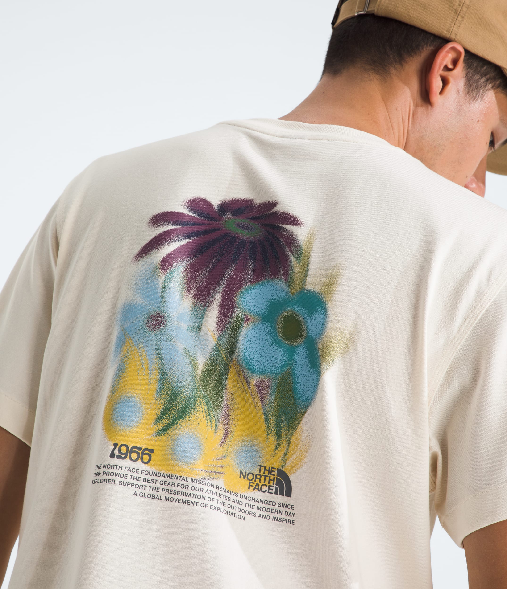 Tshirt imprim dcontract  manches courtes 1966 Flora pour hommes TNF HERO2