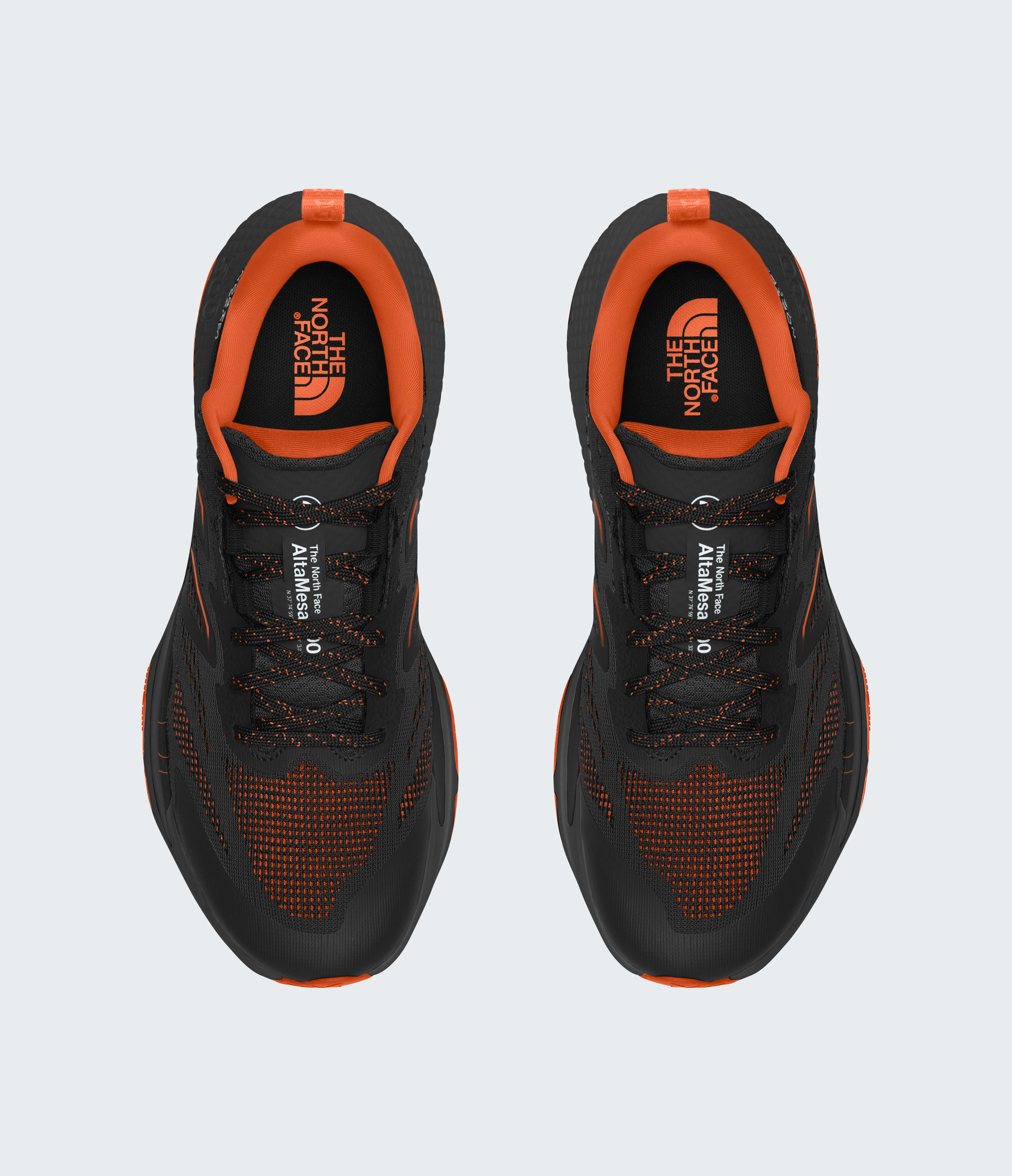 Chaussures Altamesa 500 pour hommes TNF Noir TNFruption solaire DETAILINSTEP