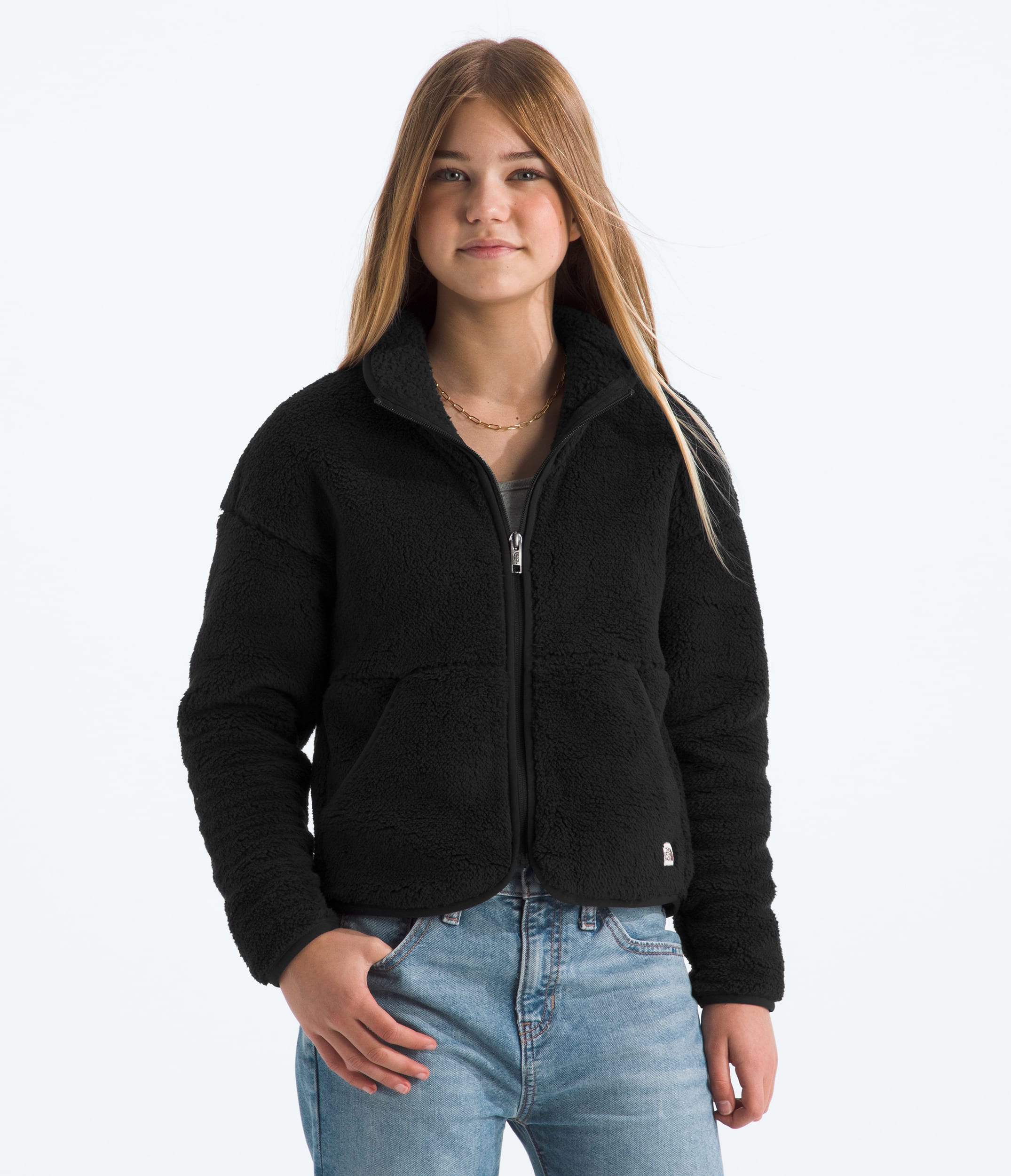 Girls Cabin Fleece FullZip Jacket TNF HERO