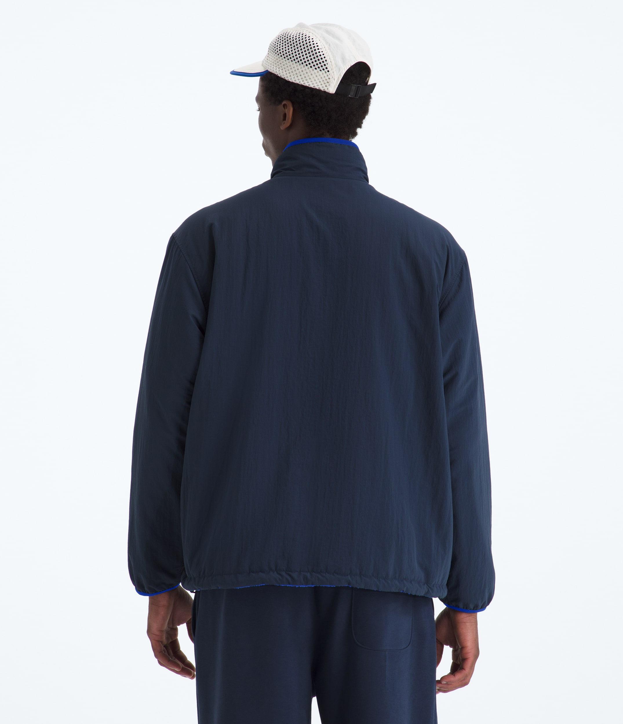 TNF Red Box Reversible Fleece Jacket TNF BACK