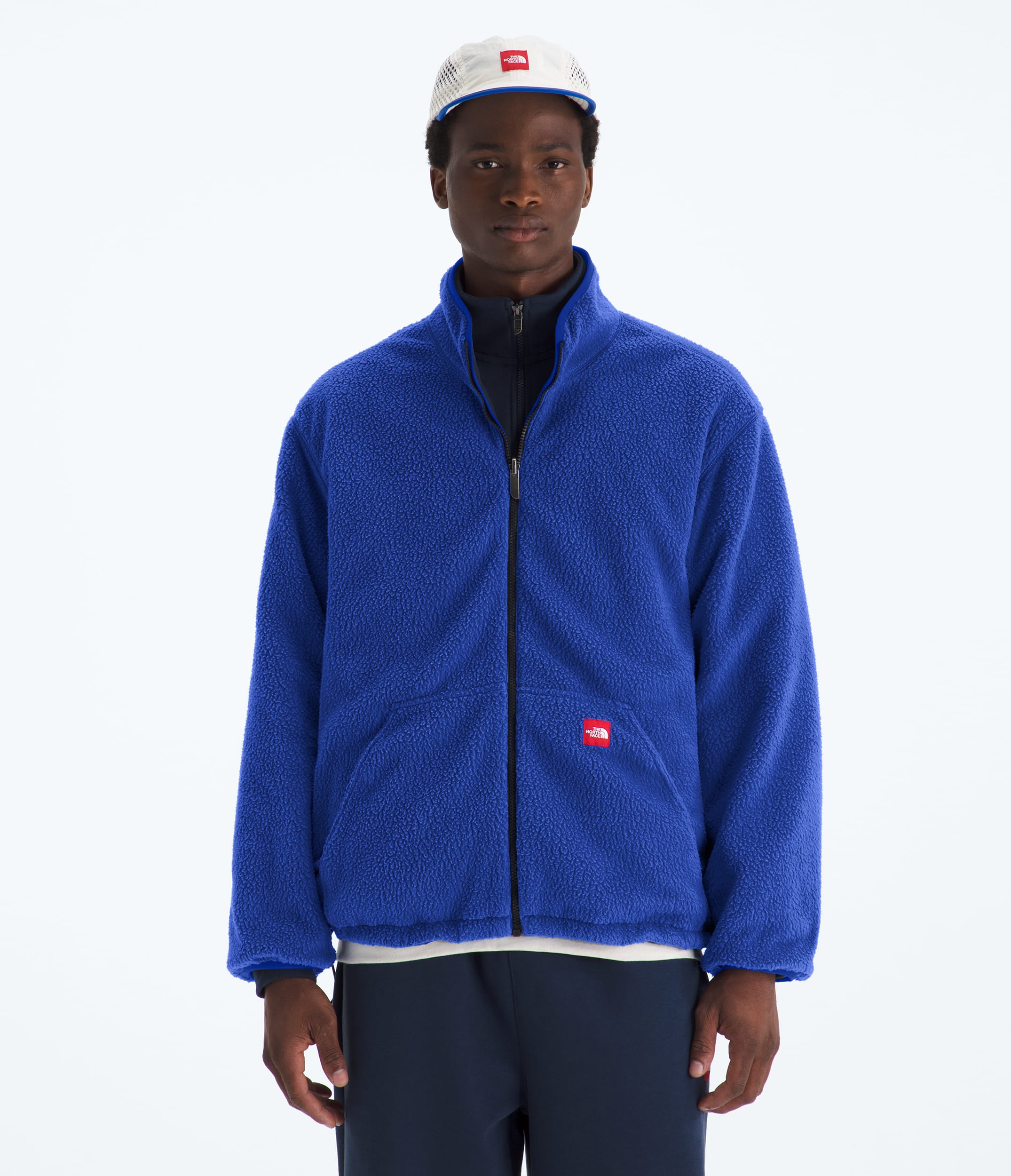 TNF Red Box Reversible Fleece Jacket TNF HERO2