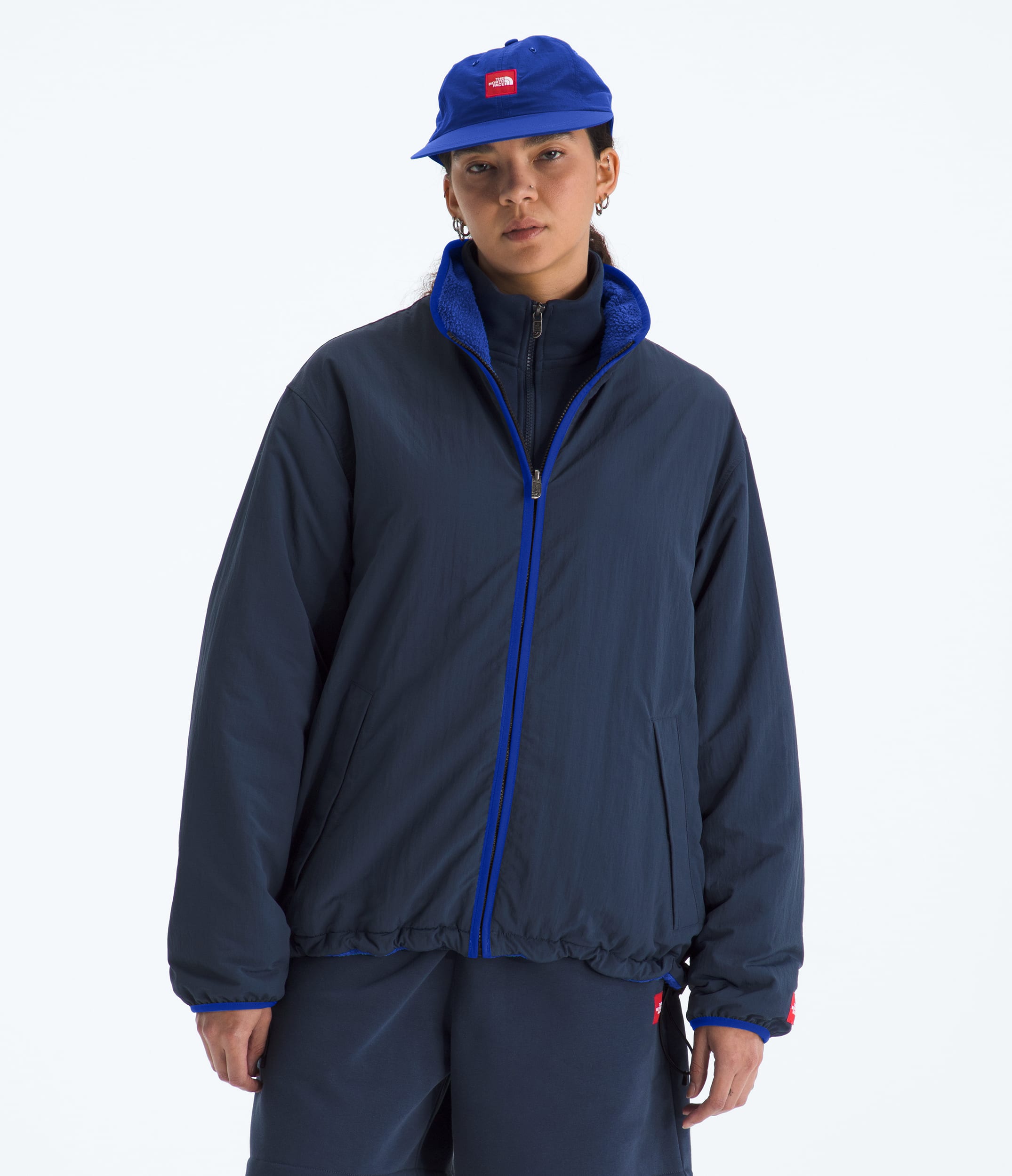 TNF Red Box Reversible Fleece Jacket TNF HERO3