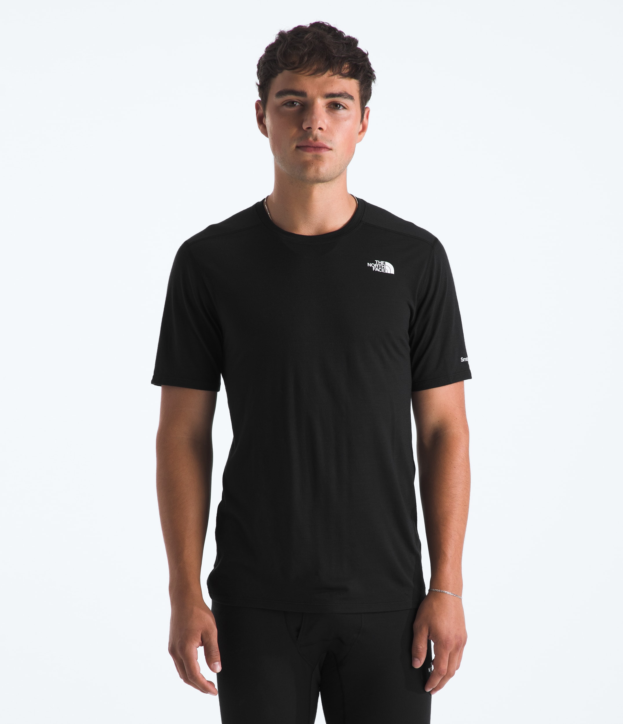 TNF X Smartwool Mens Merino Blend 150 ShortSleeve Crew TNF Main