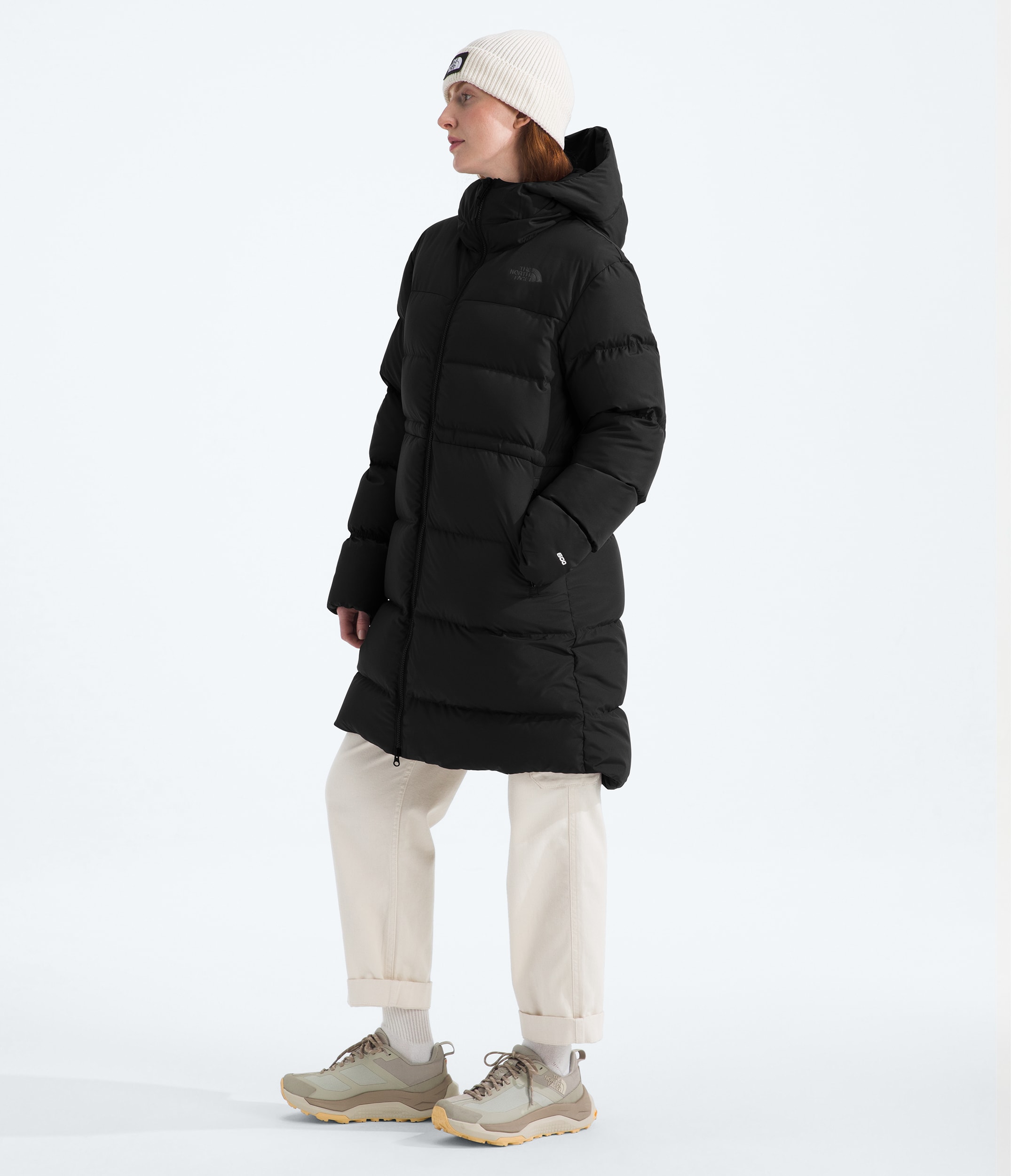 Womens Explore Farther Parka TNF MODEL34
