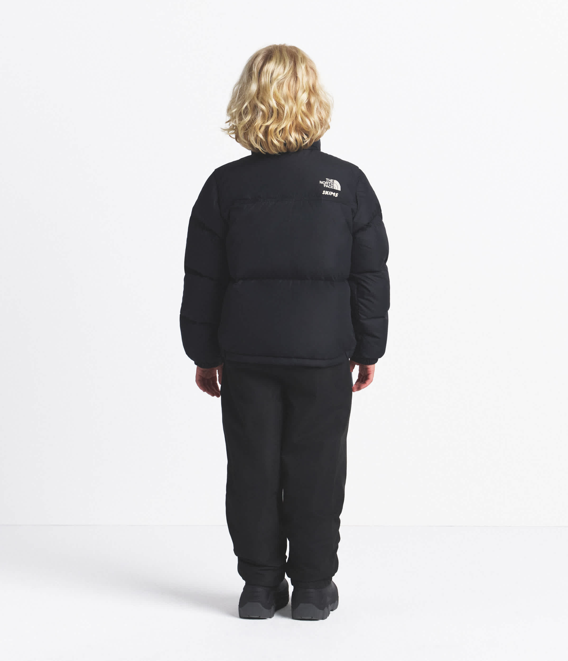 Manteau Nuptse 1996 pour enfants The North Face x SKIMS TNF Onyx Sk BACK