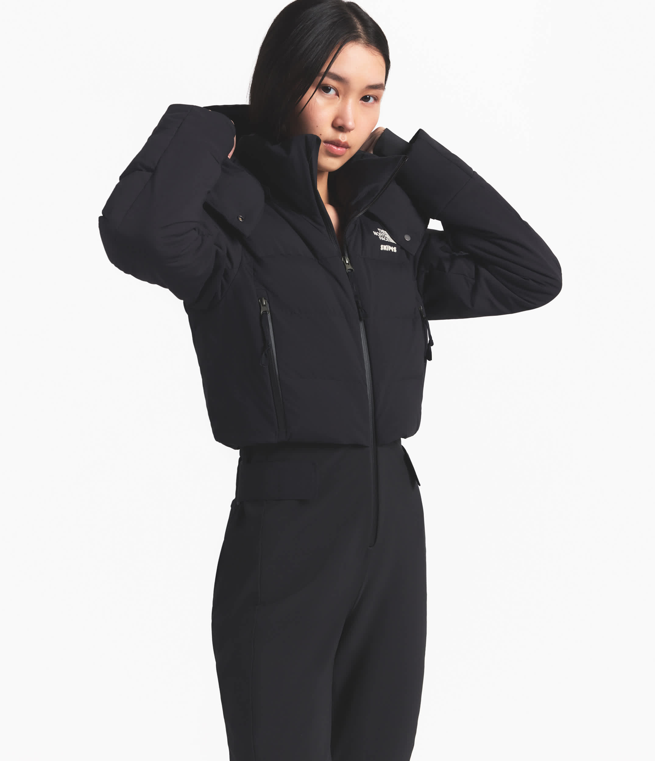 Combinaison Off The Clock pour femmes The North Face x SKIMS TNF Onyx Sk HERO2