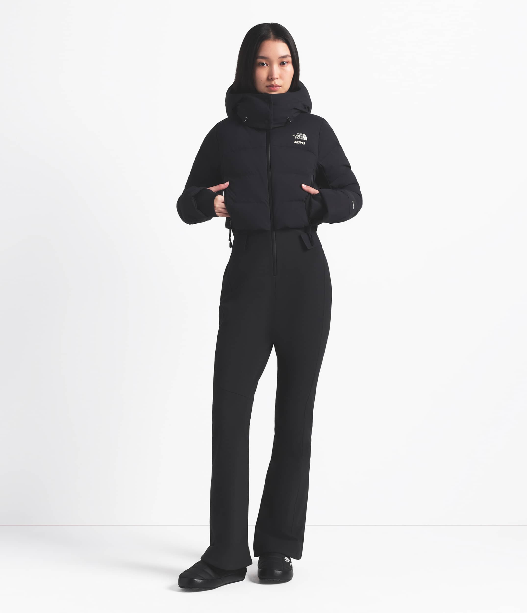 Combinaison Off The Clock pour femmes The North Face x SKIMS TNF Onyx Sk HERO