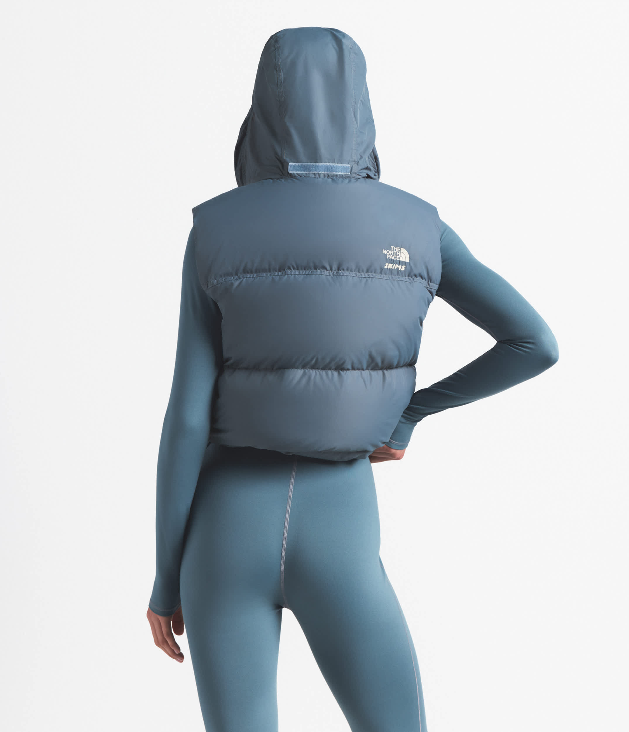 Veste Nuptse 1996 The North Face x SKIMS TNF Cyanite Sk BACK