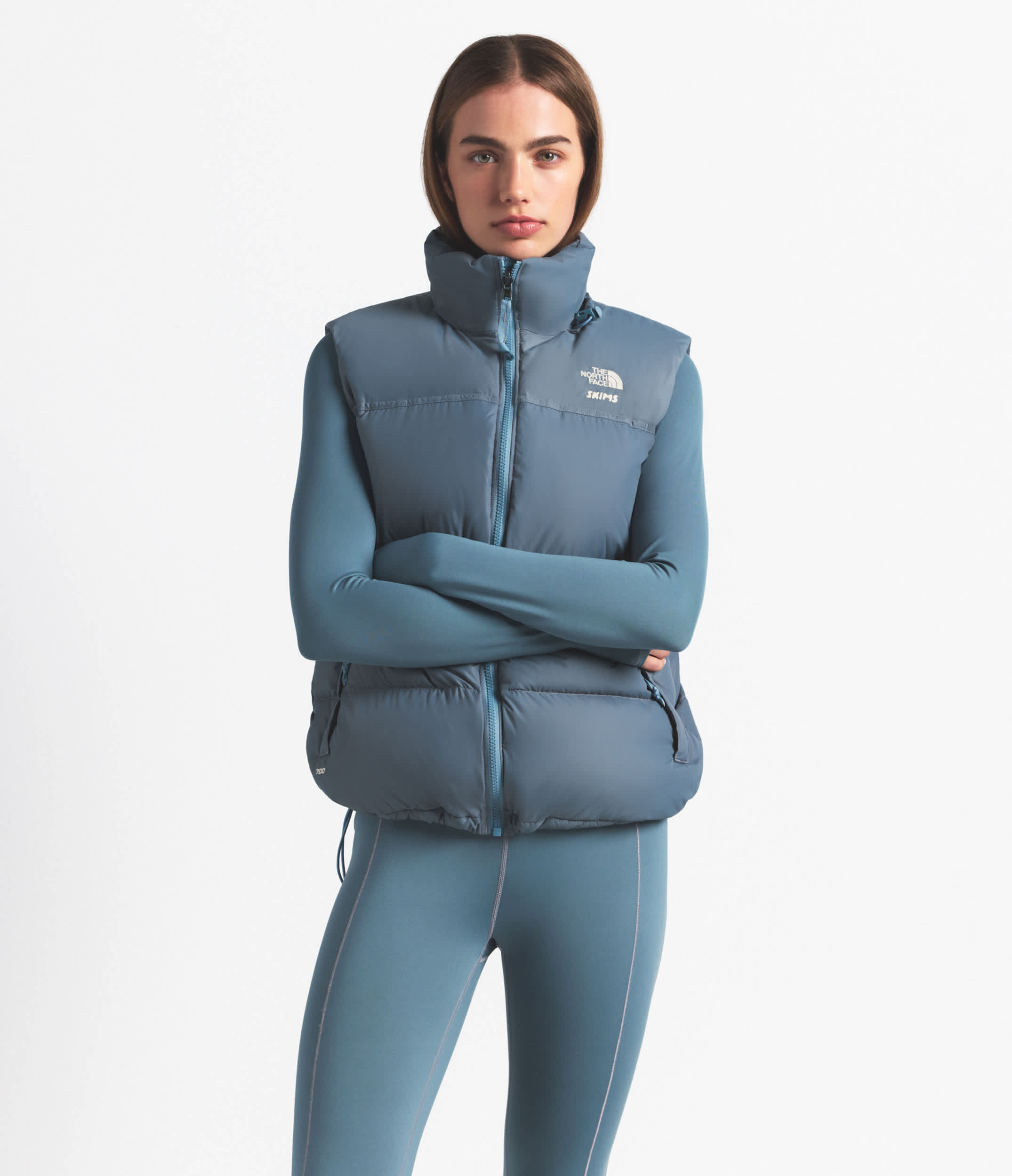 Veste Nuptse 1996 The North Face x SKIMS TNF Cyanite Sk HERO