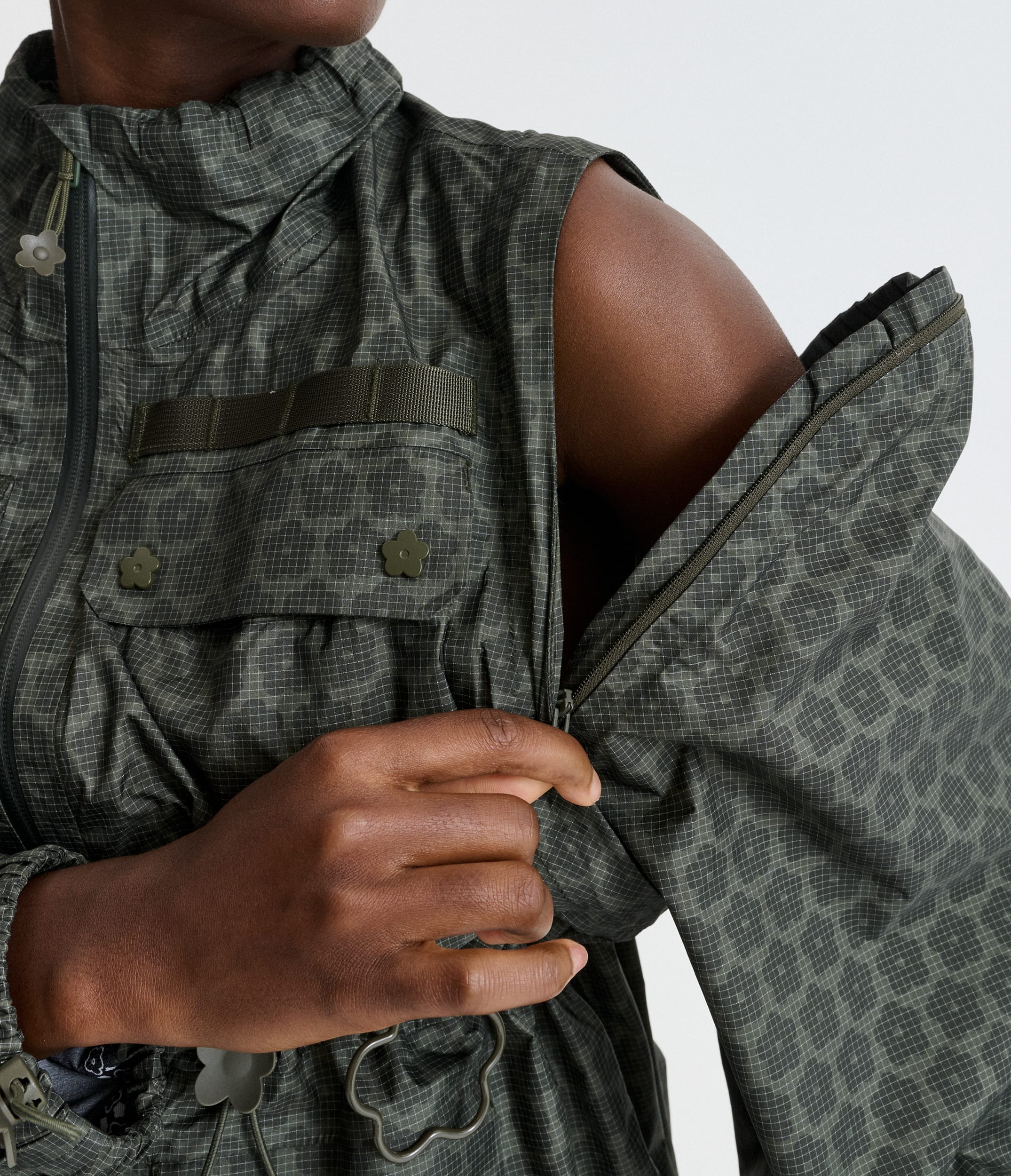 TNF x Cecilie Bahnsen Tenzin Convertible Jacket TNF ALT1