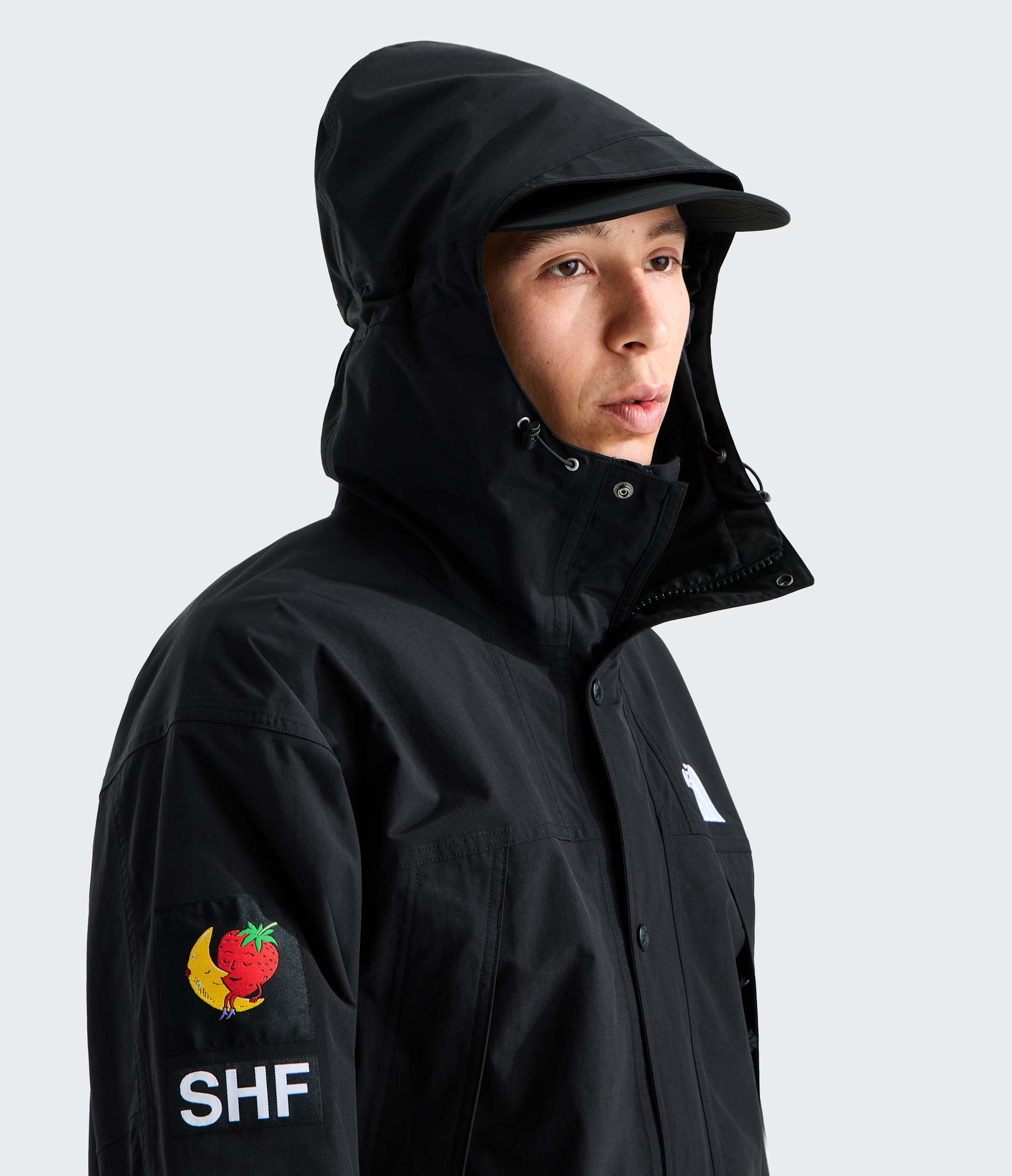 TNF x Sky High Farm Goods Mountain Jacket TNF MODELHOOD2