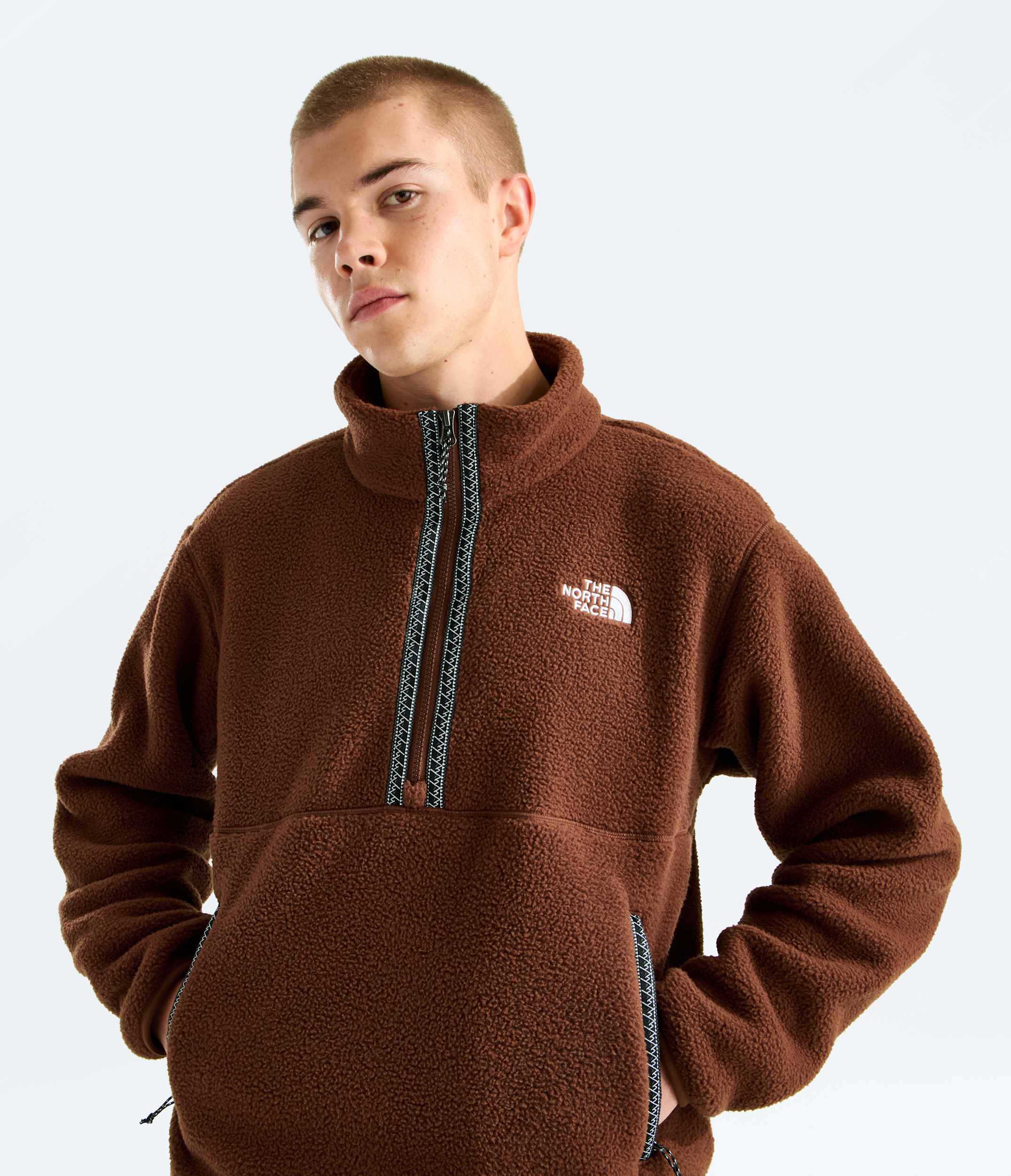 Mens TNF Fleeski Zip Pullover TNF HERO3