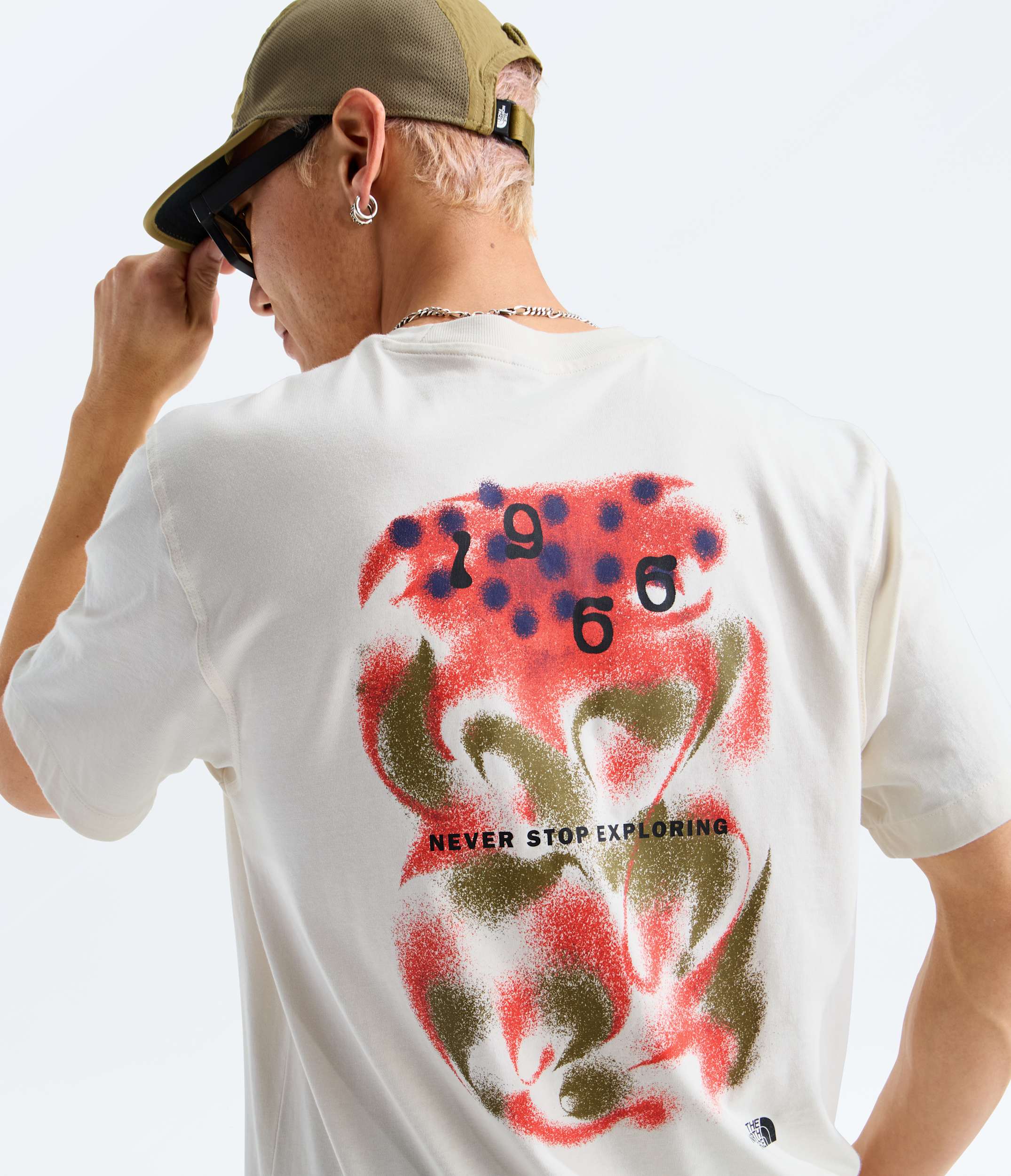 Tshirt imprim dcontract  manches courtes 1966 Motion pour hommes TNF HERO2