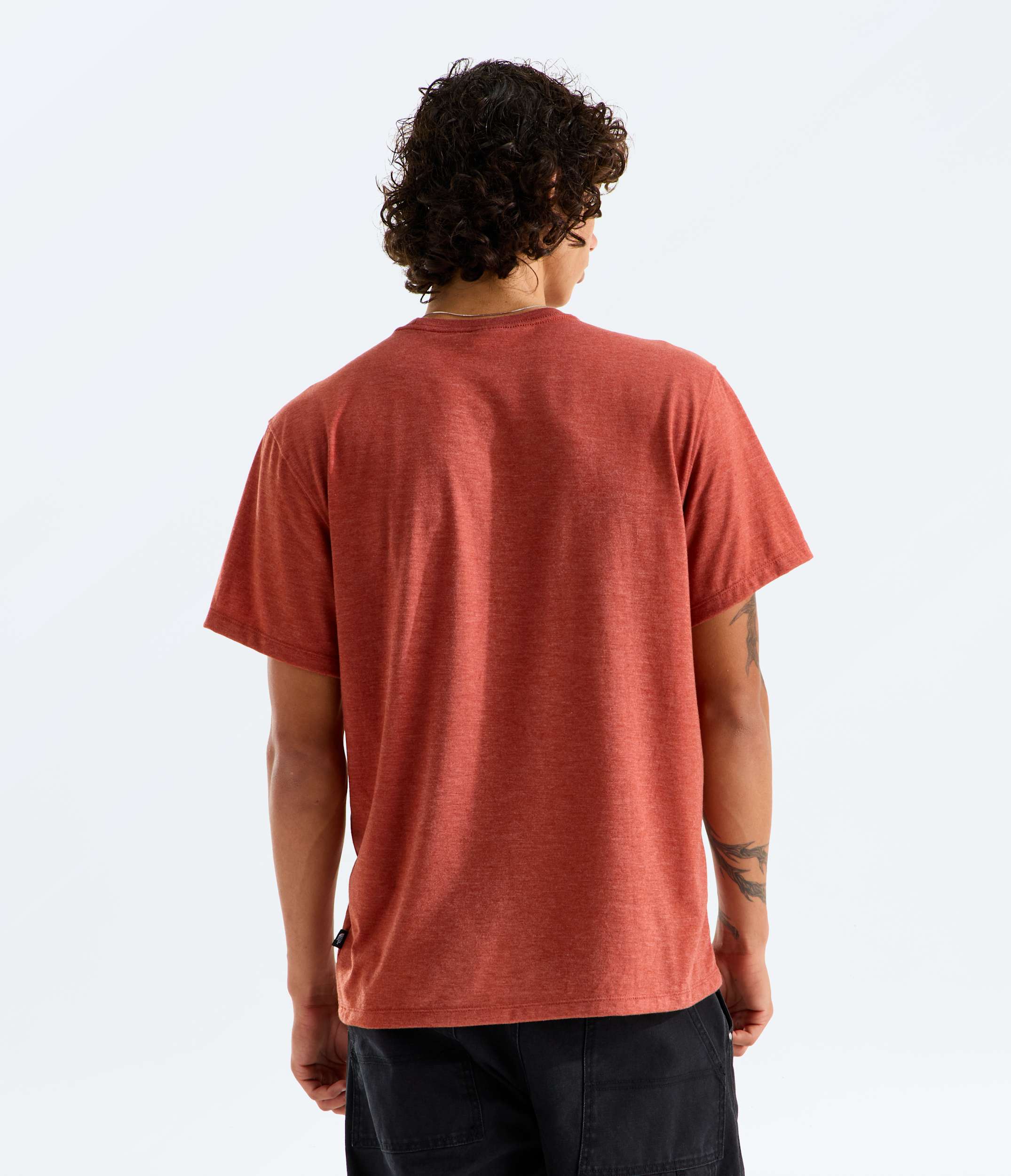 Mens TriBlend ShortSleeve Pocket Tee TNF BACK