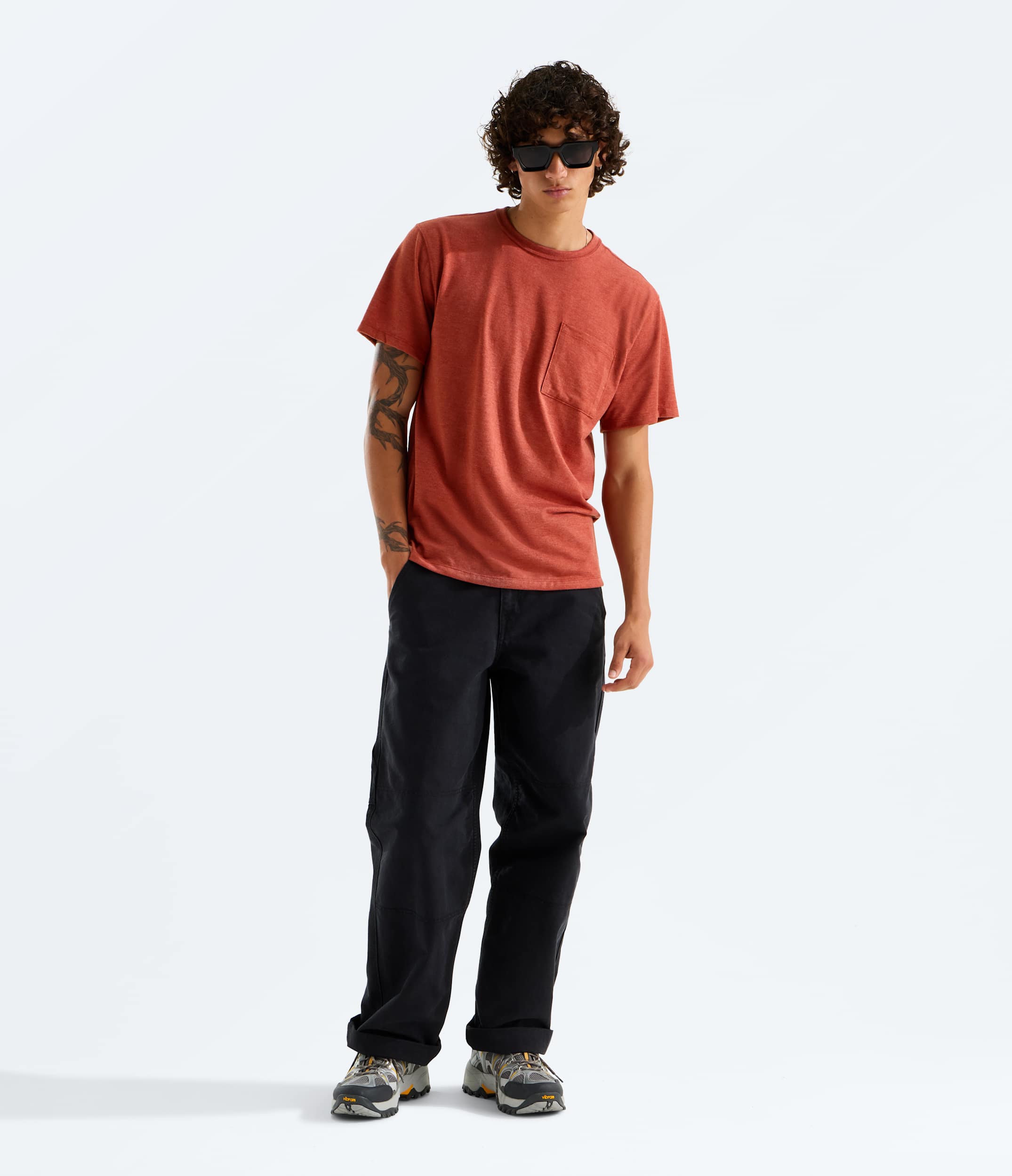 Mens TriBlend ShortSleeve Pocket Tee TNF HERO2