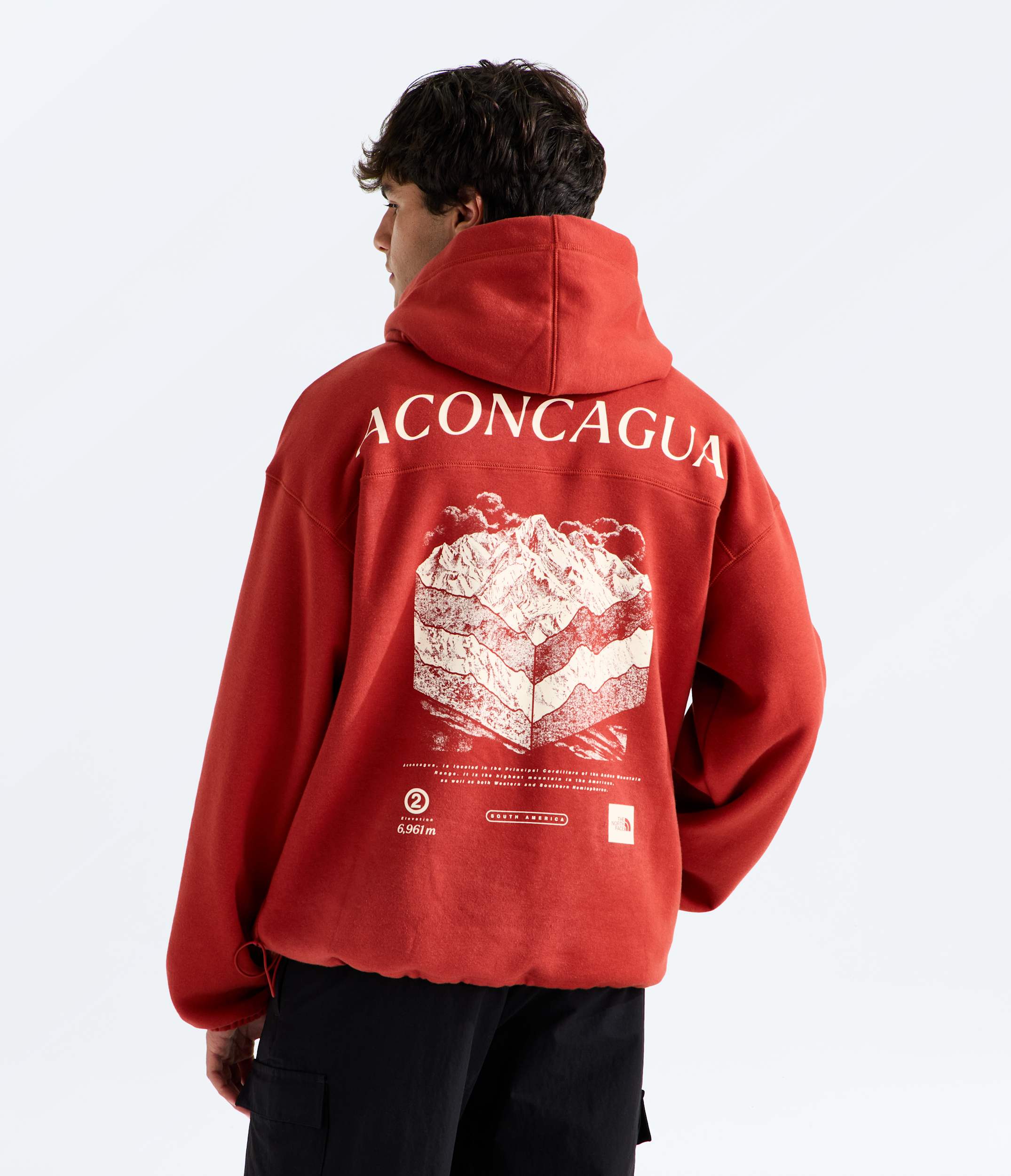 Mens Places We Love HoodieAconcagua TNF BACK