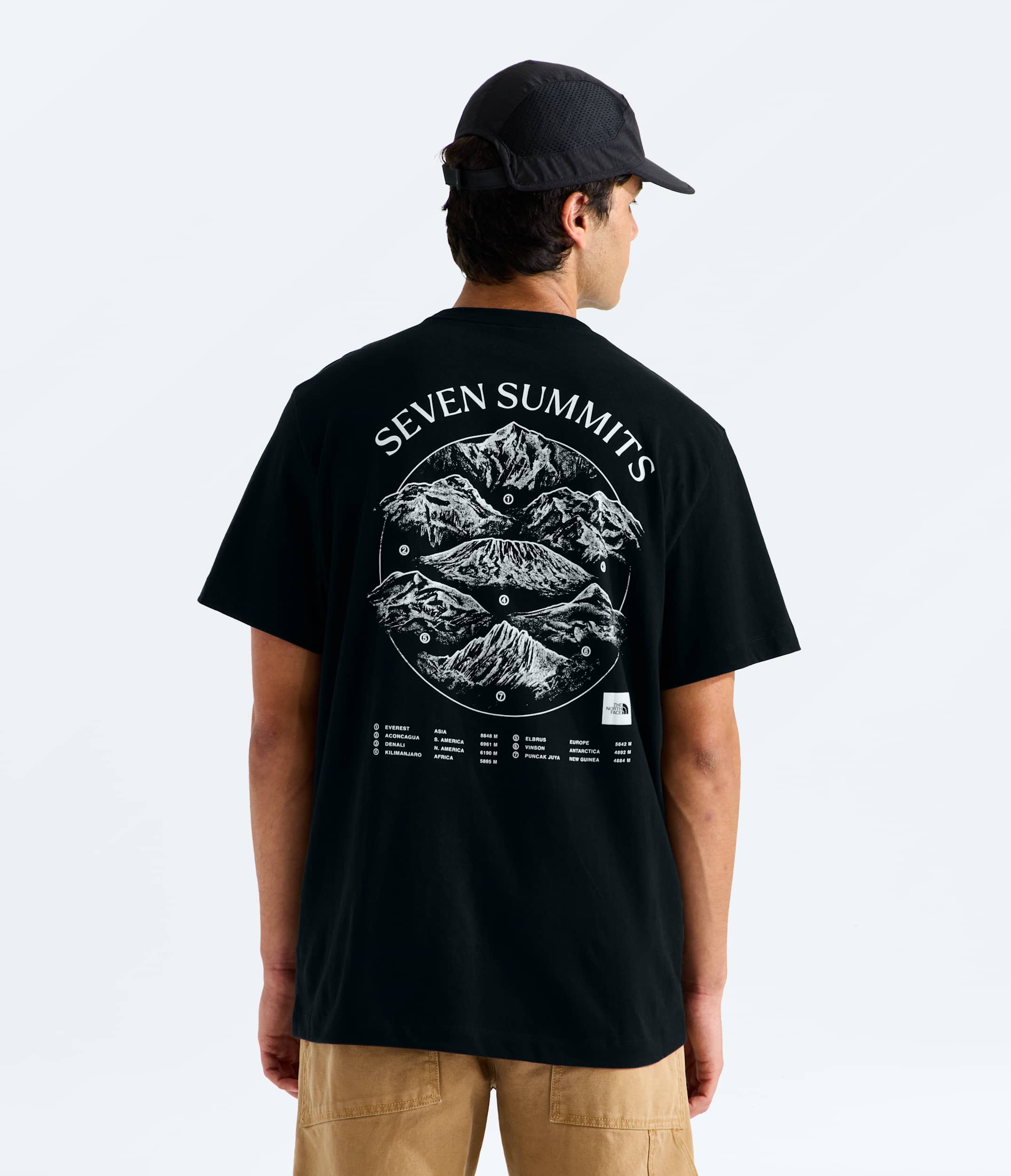 Mens Places We Love ShortSleeve TeeSeven Summits TNF Main