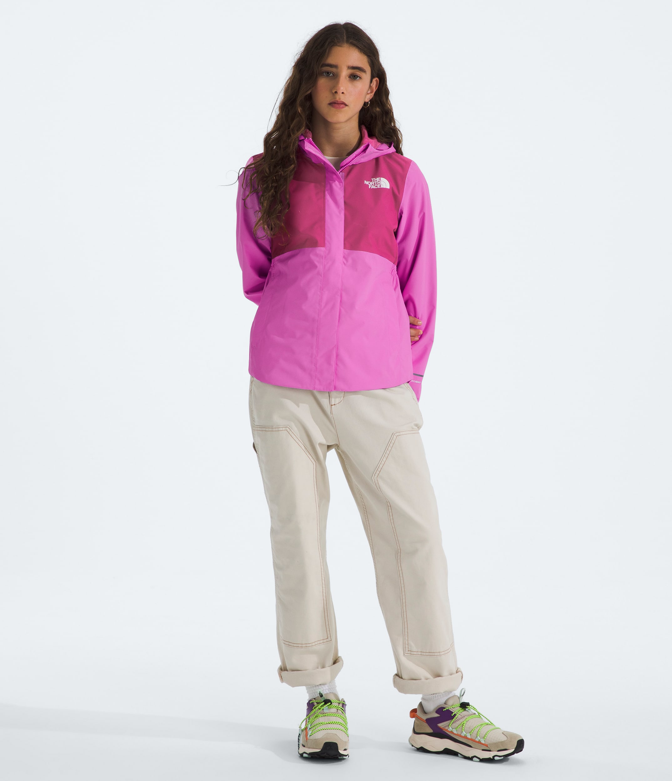 Girls Antora Rain Jacket TNF HERO2
