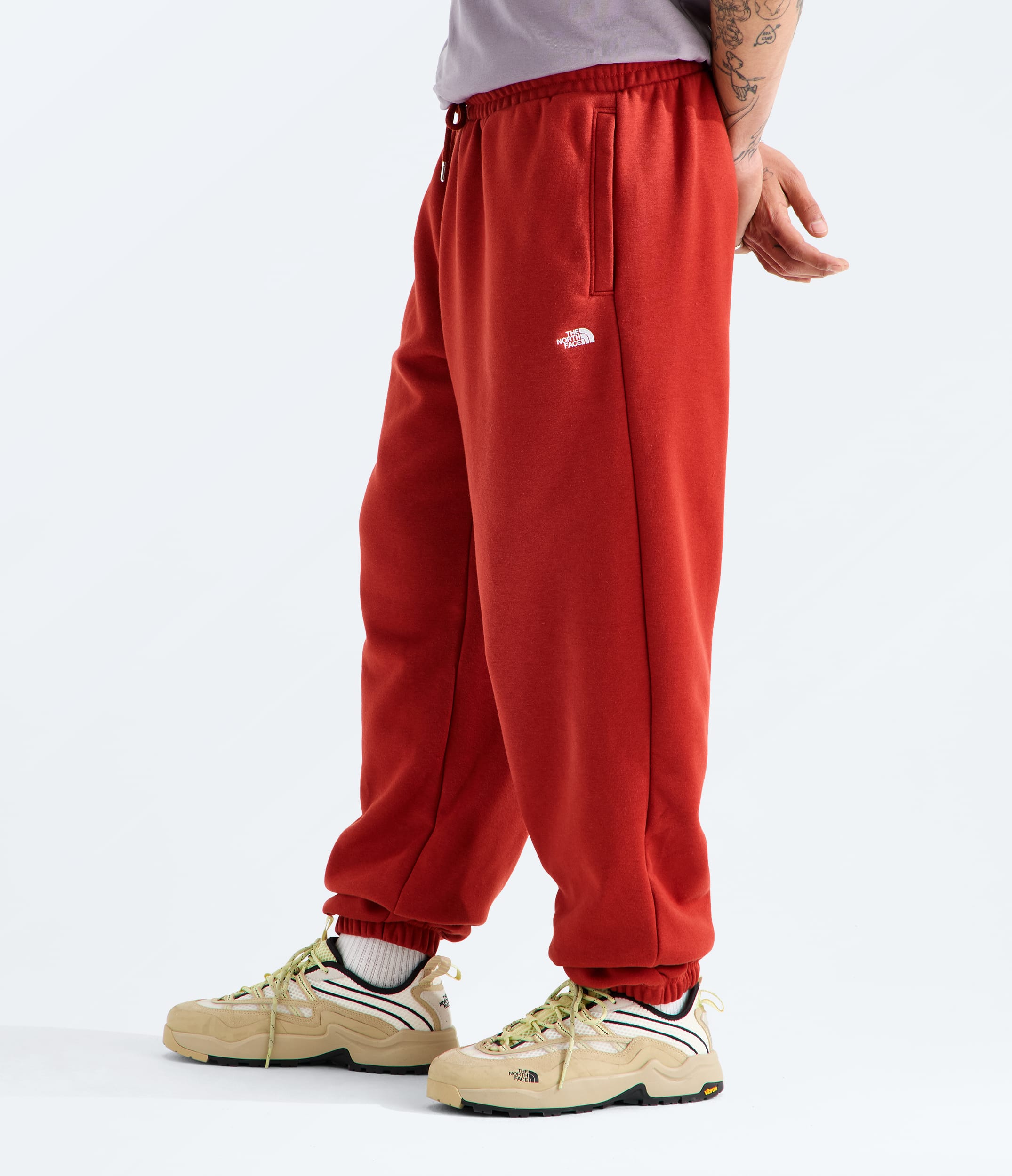 Mens TNF Essential Simple Dome Relaxed Pants TNF MODEL34