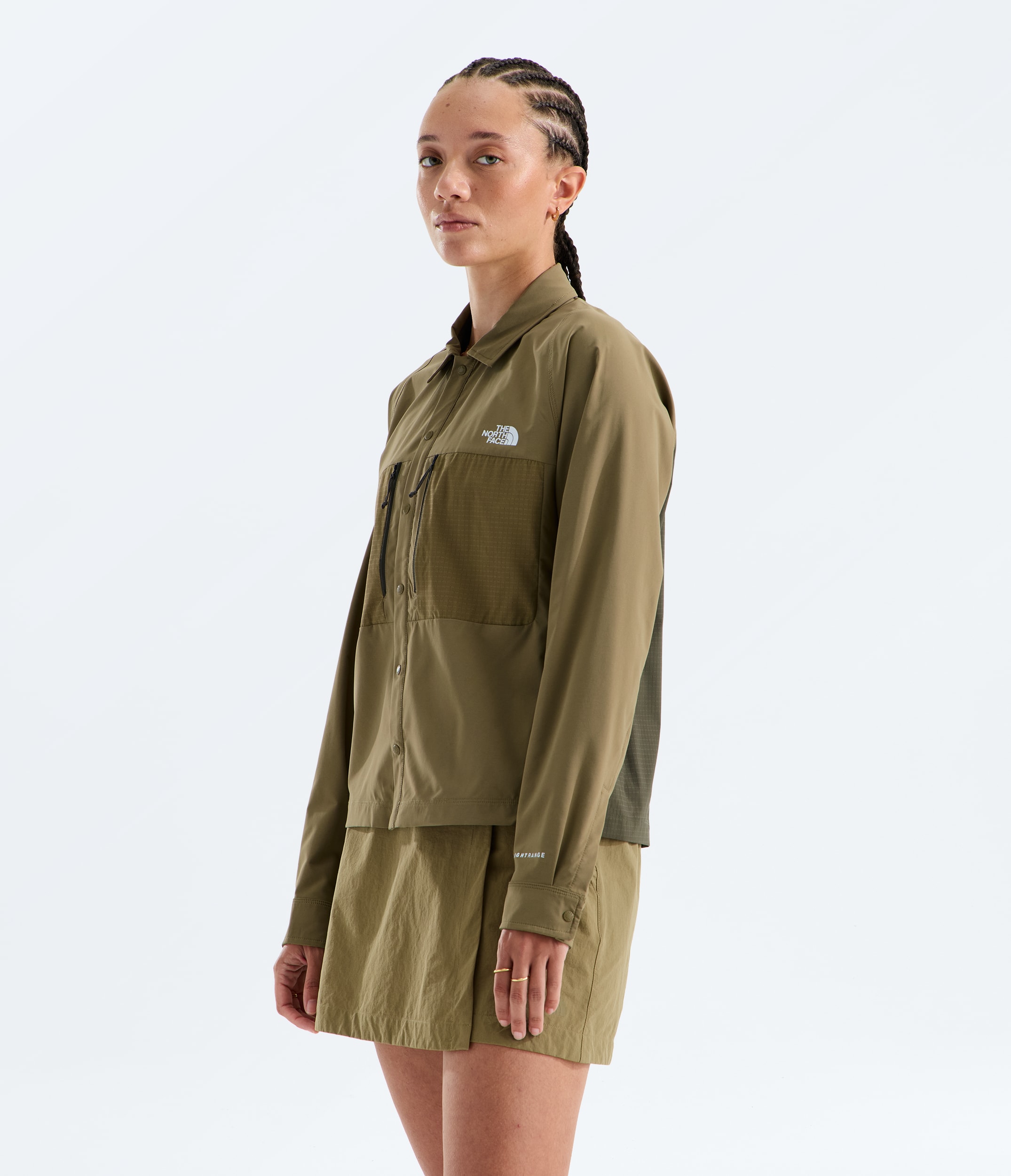 Womens Trail LIGHTRANGE LongSleeve Shirt TNF MODEL34