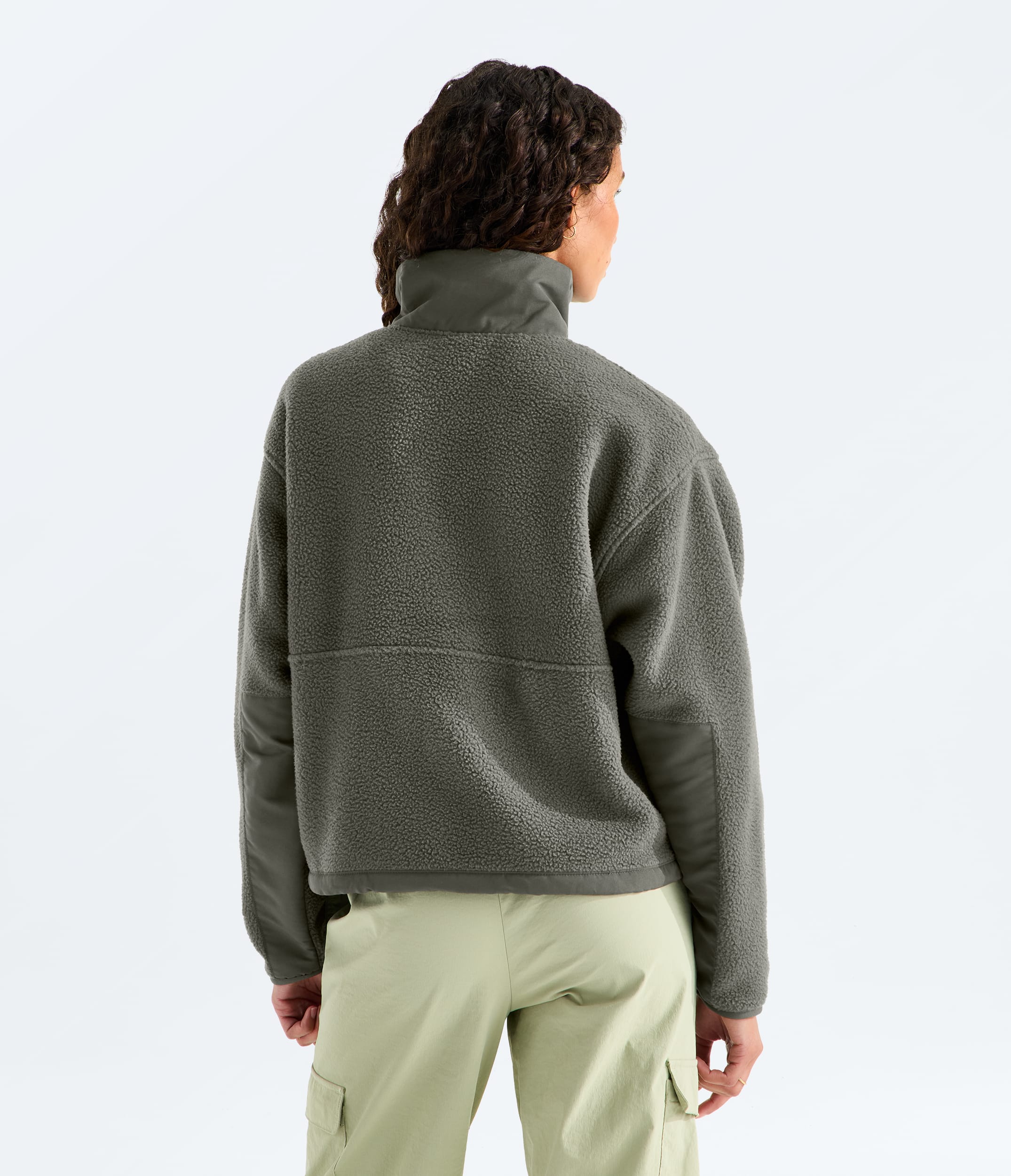 Womens Yumiori Off Peak Zip Jacket TNF BACK