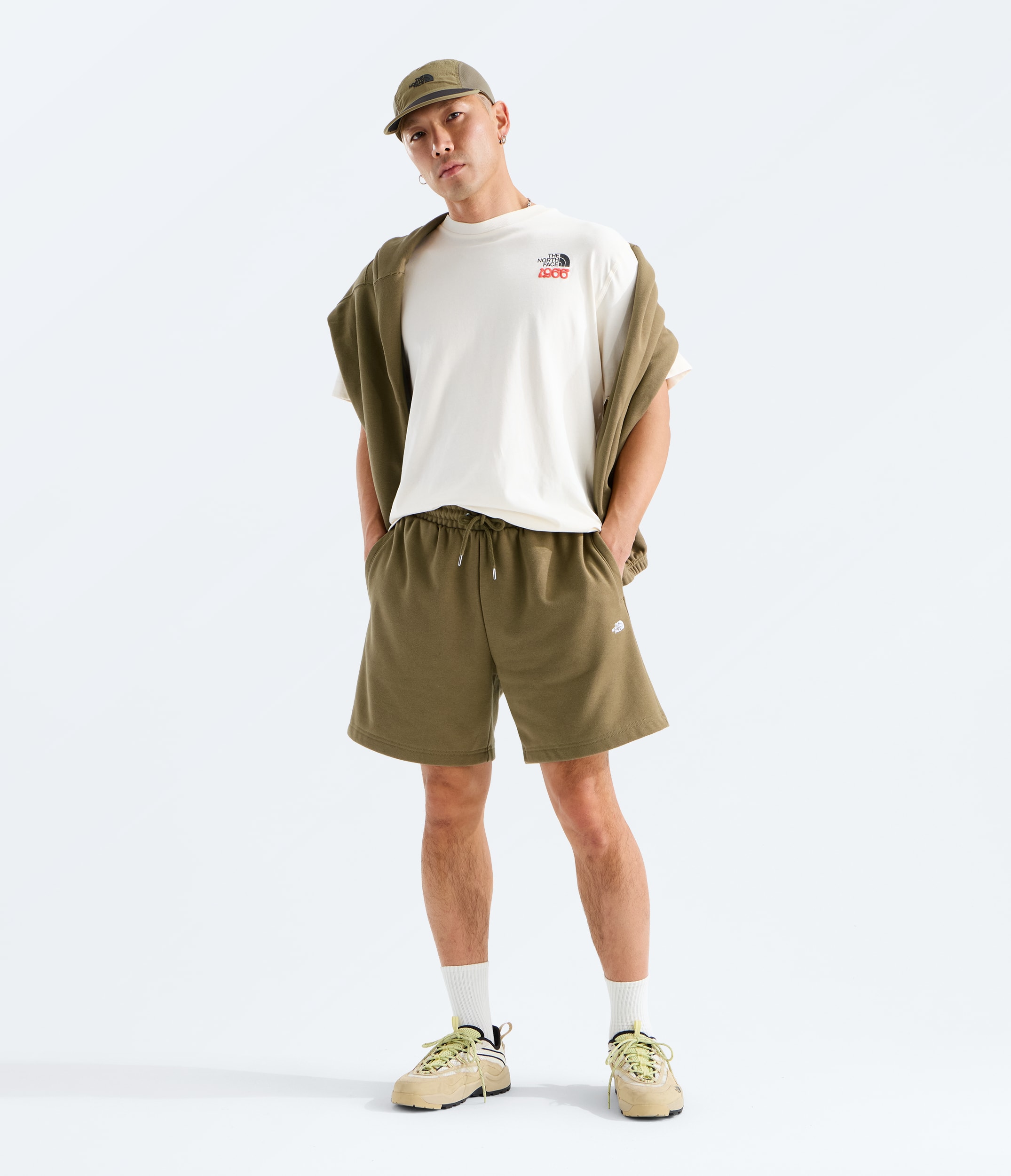 Mens TNF Essential Simple Dome Shorts TNF HERO2