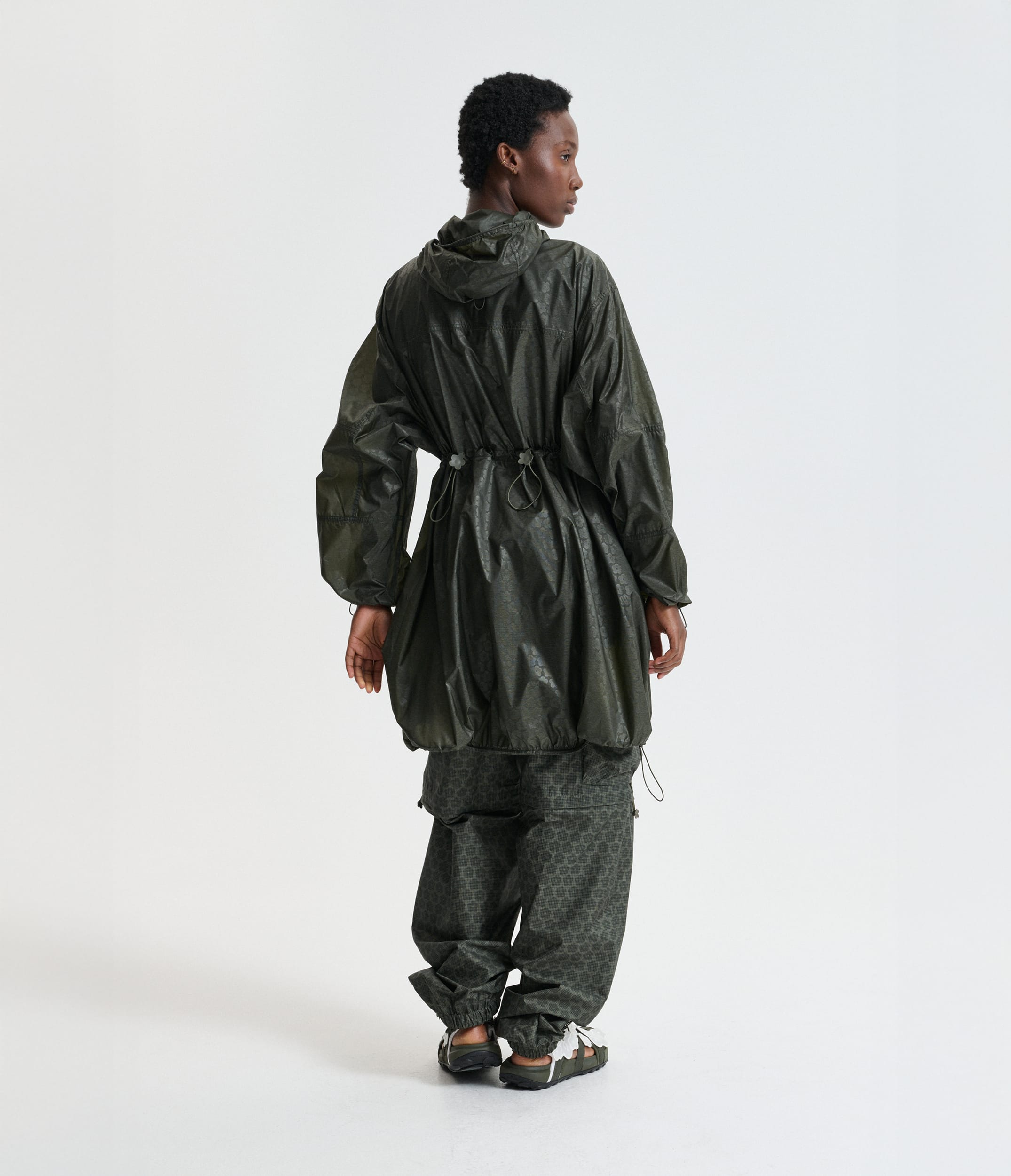 TNF x Cecilie Bahnsen Emma Long Wind Jacket TNF BACK