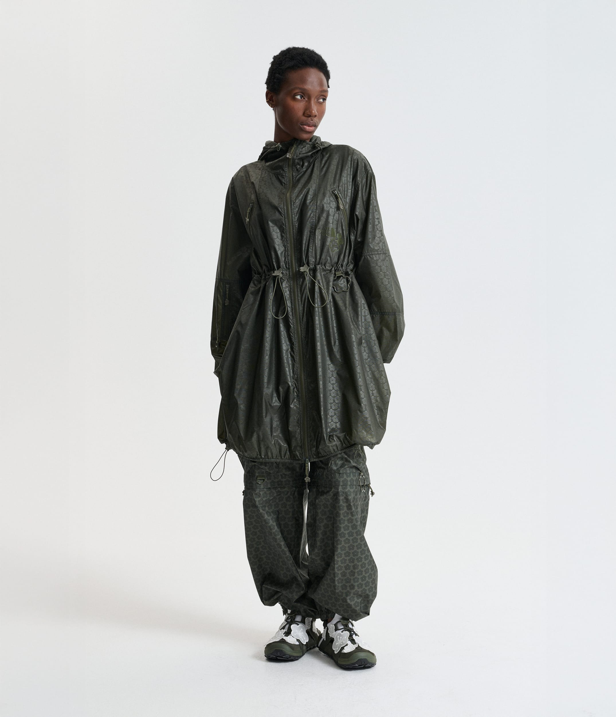 TNF x Cecilie Bahnsen Emma Long Wind Jacket TNF Main