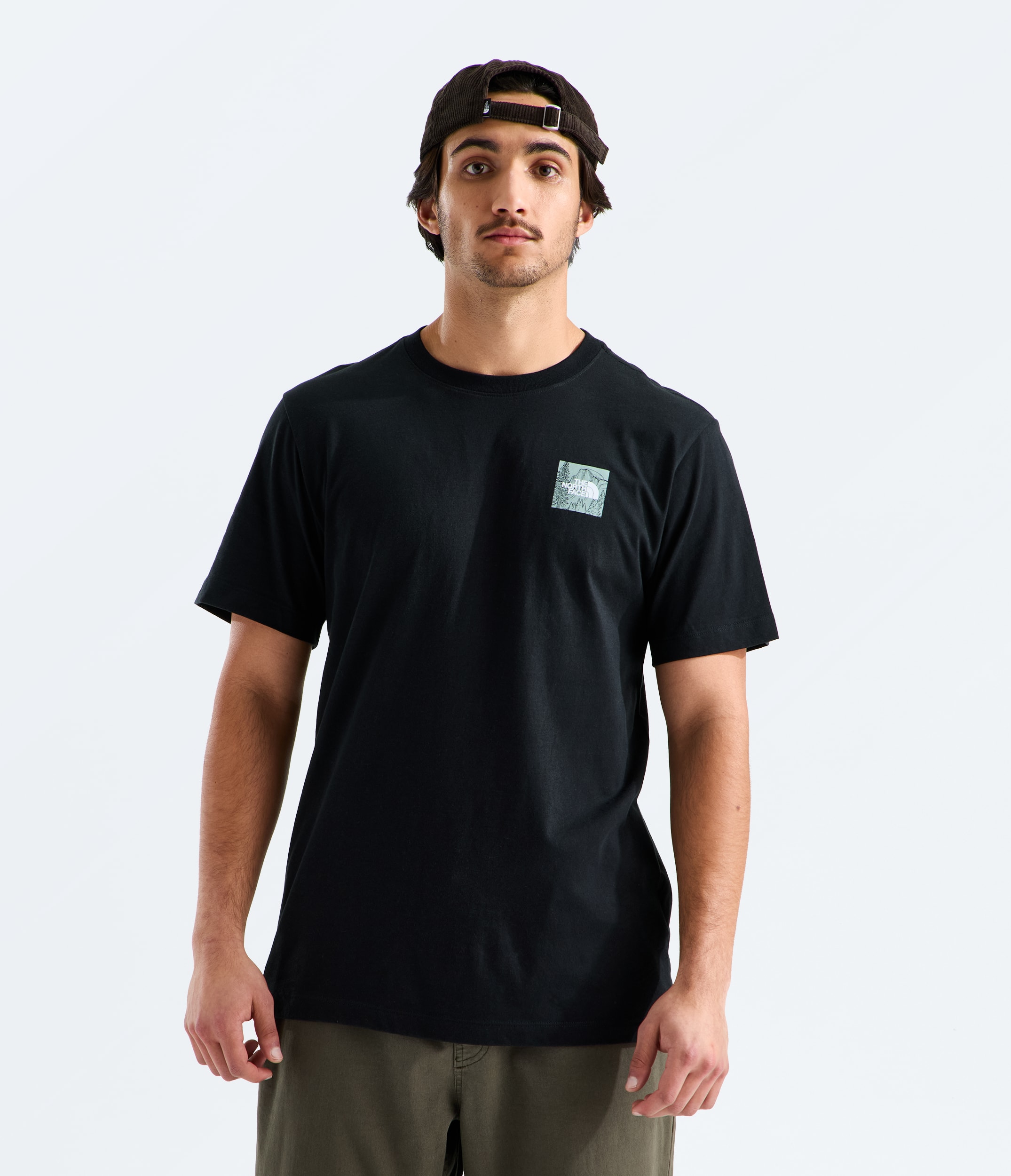 Mens Monte Reg ShortSleeve TeeGraphic TNF BACK