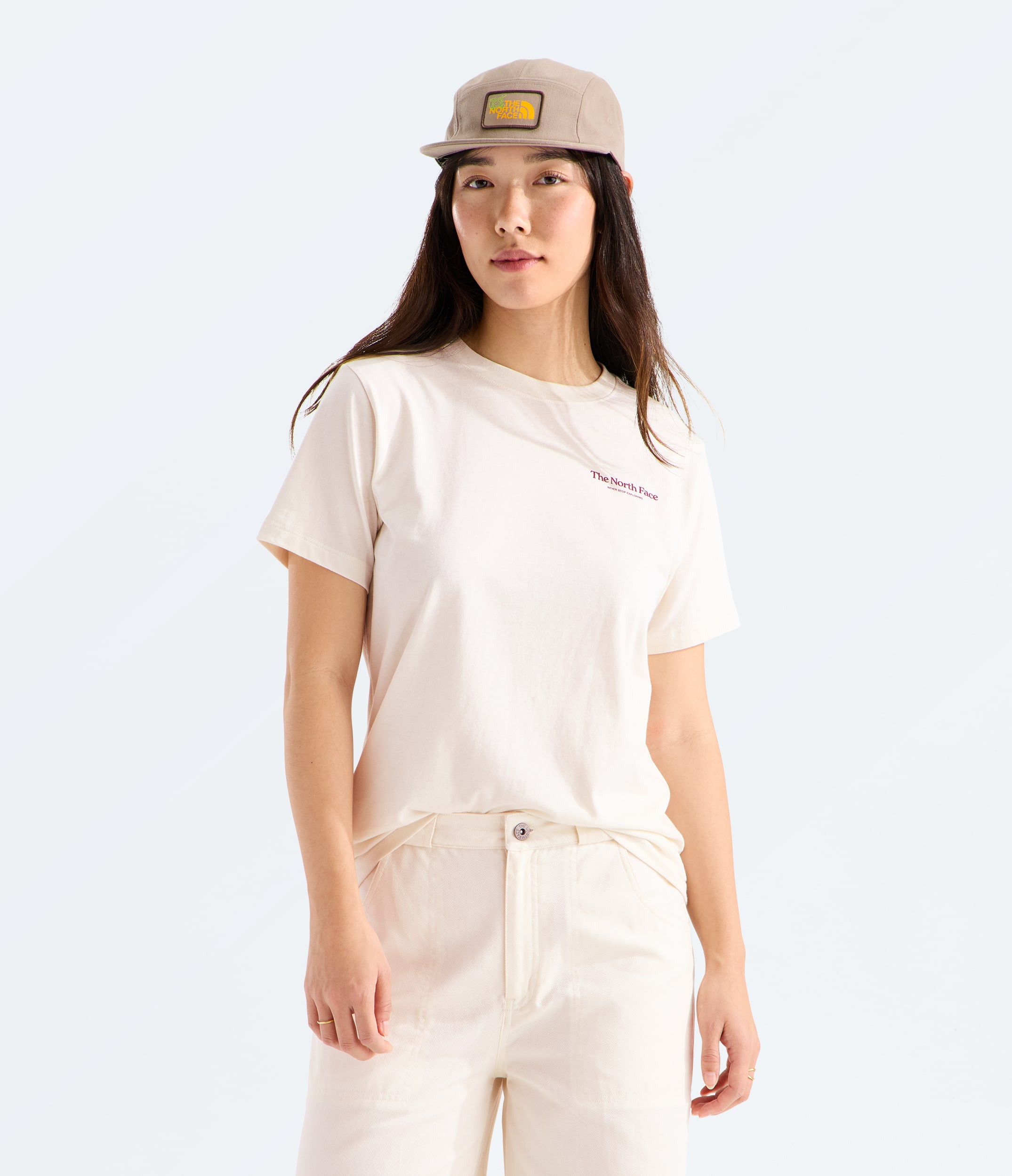 Womens Monte Reg ShortSleeve TeeGraphic TNF BACK