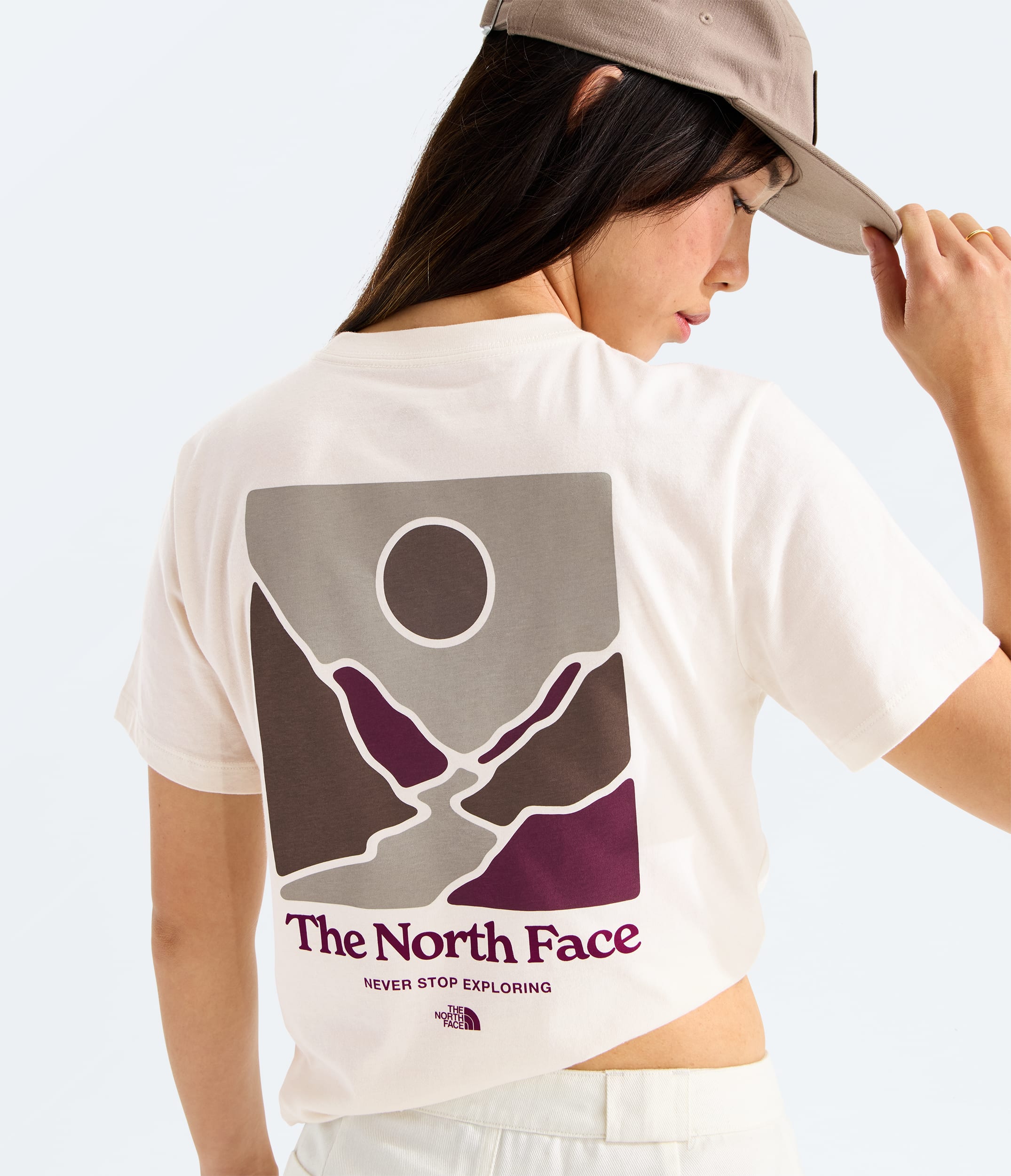 Womens Monte Reg ShortSleeve TeeGraphic TNF HERO2